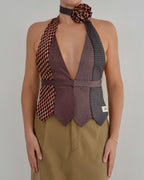 Tie Top & Flower Choker - nº 15 (XS/S)