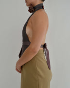 Tie Top & Flower Choker - nº 15 (XS/S)