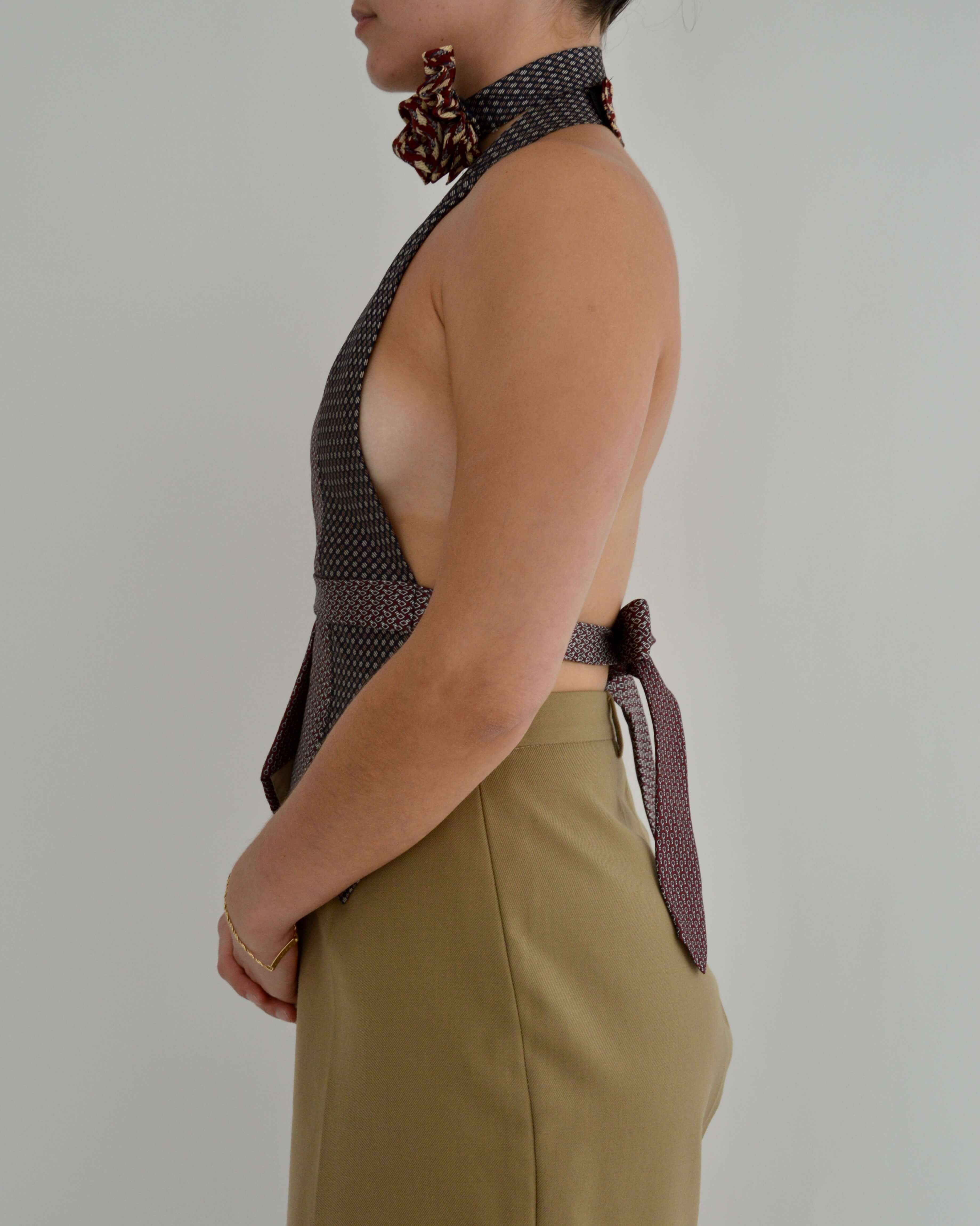 Tie Top & Flower Choker - nº 15 (XS/S)