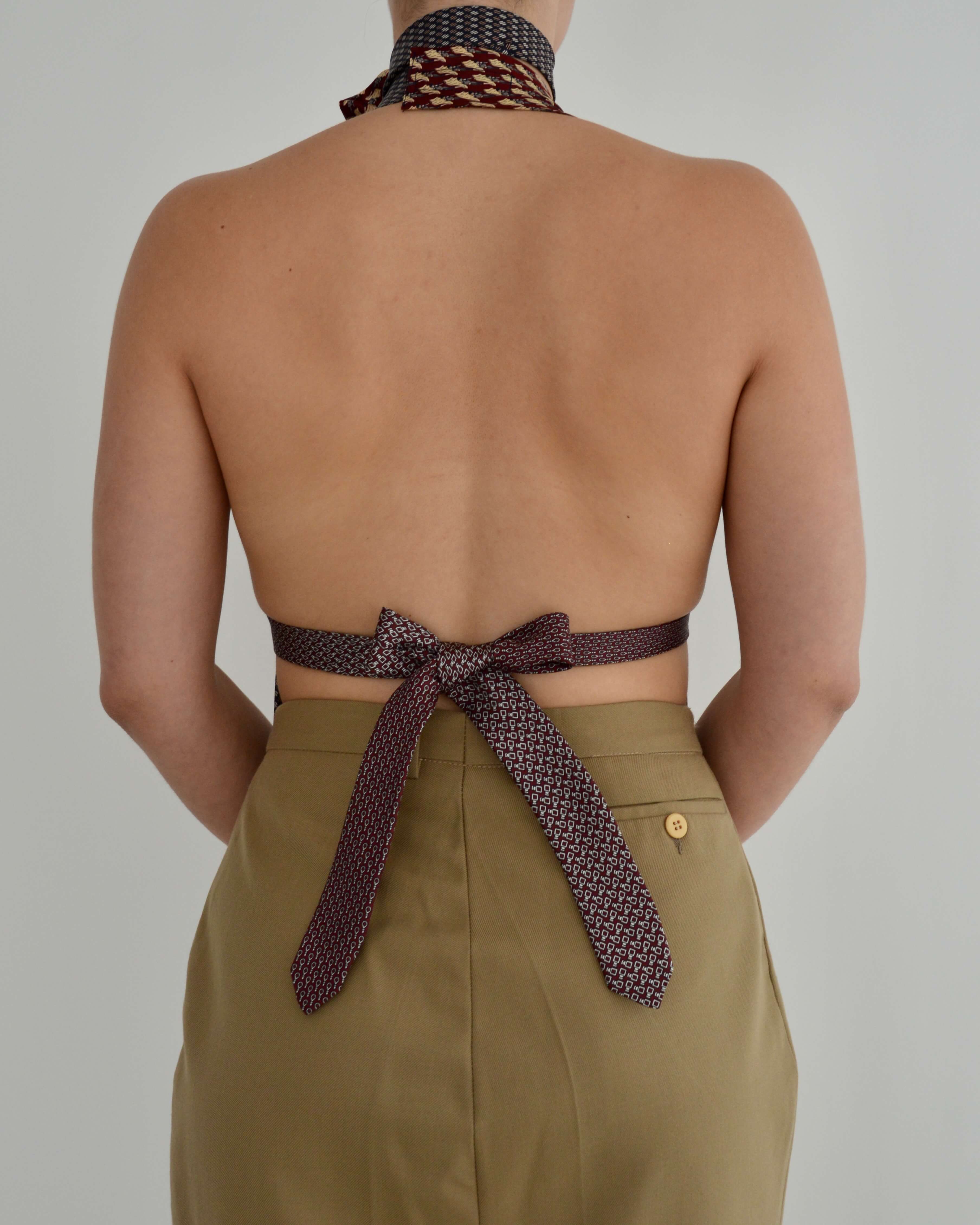 Tie Top & Flower Choker - nº 15 (XS/S)