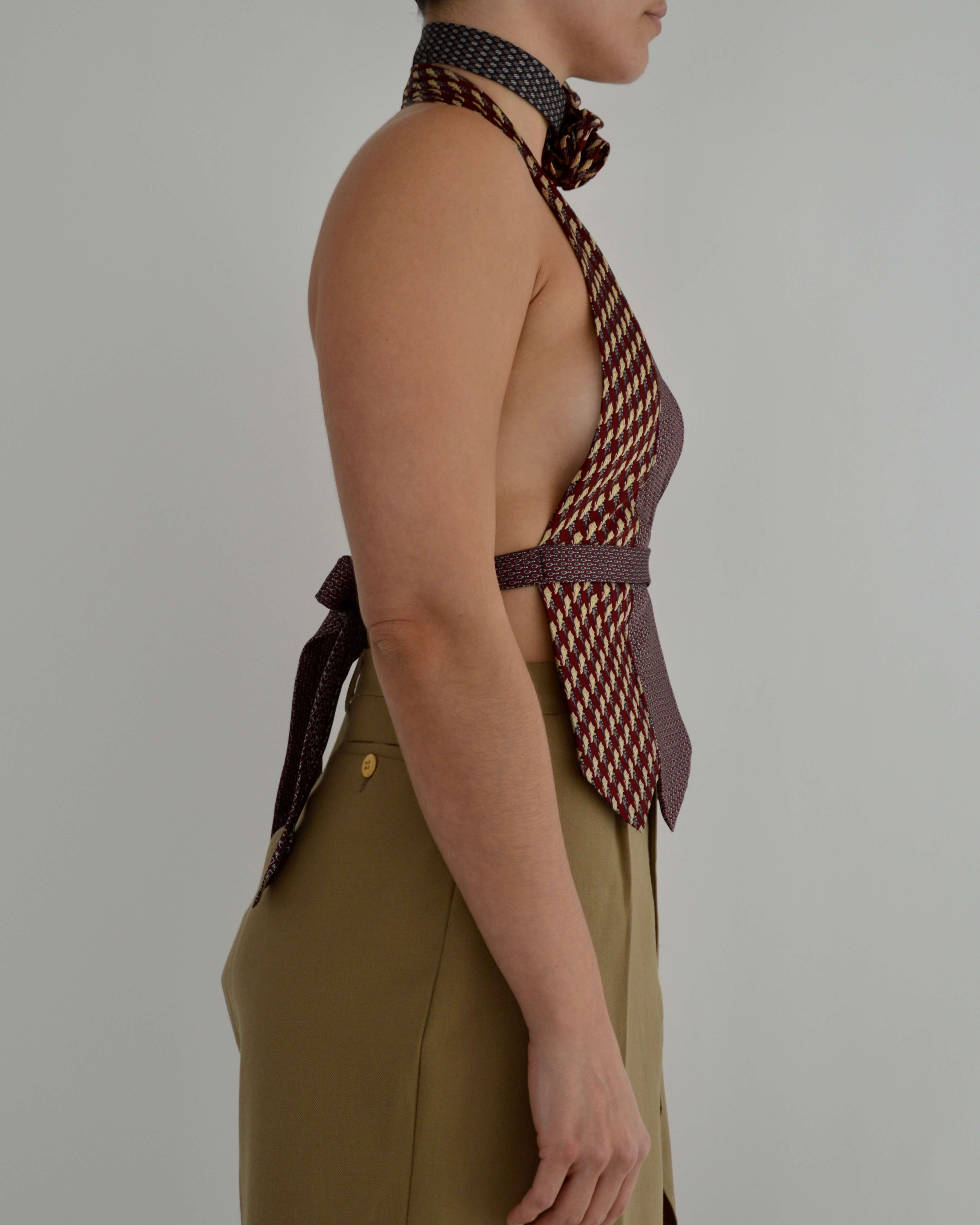 Tie Top & Flower Choker - nº 15 (XS/S)