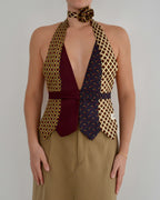 Tie Top & Flower Choker - nº 16 (S/M)
