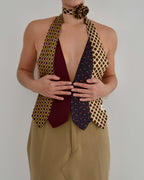Tie Top & Flower Choker - nº 16 (S/M)