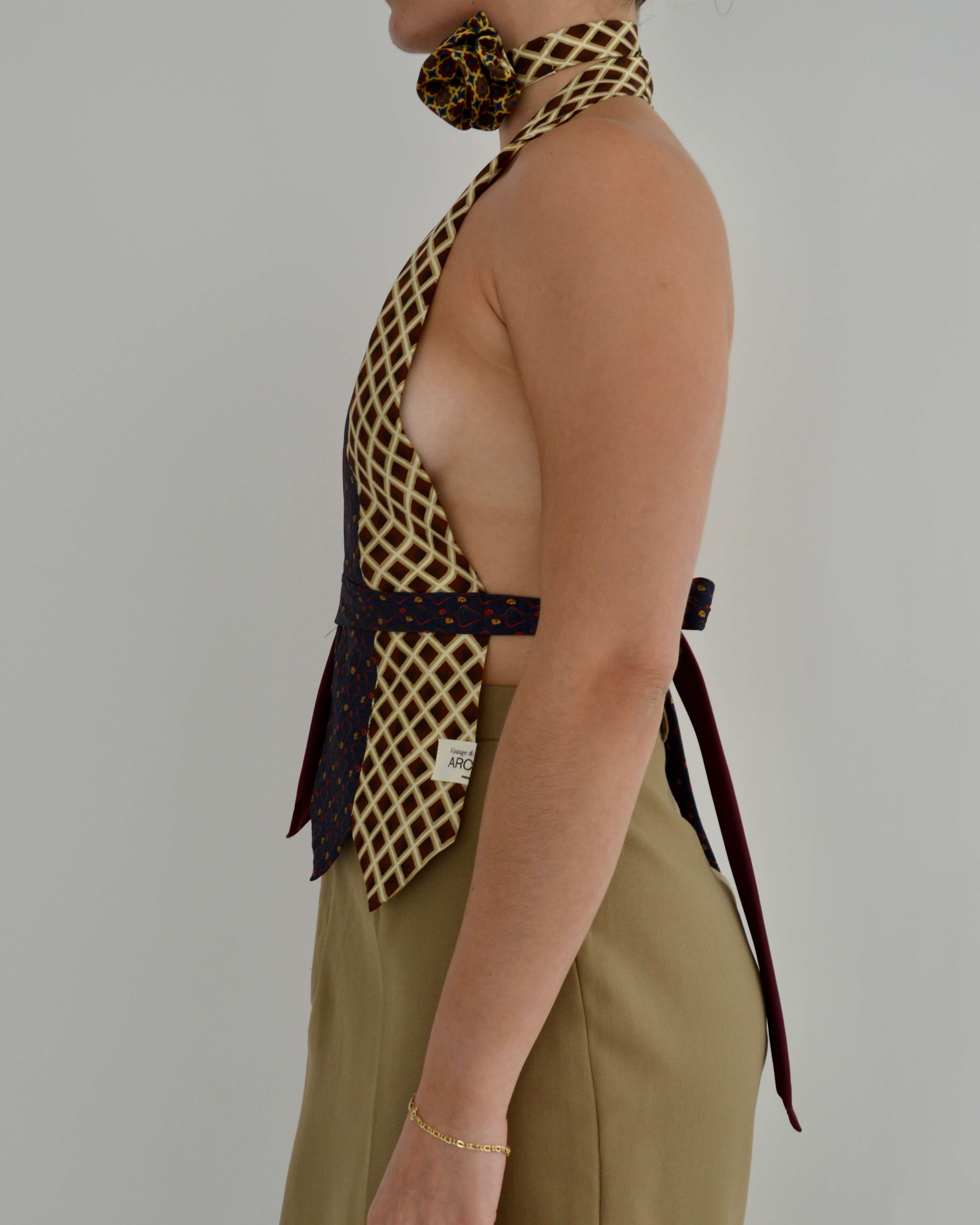 Tie Top & Flower Choker - nº 16 (S/M)