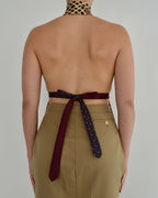 Tie Top & Flower Choker - nº 16 (S/M)