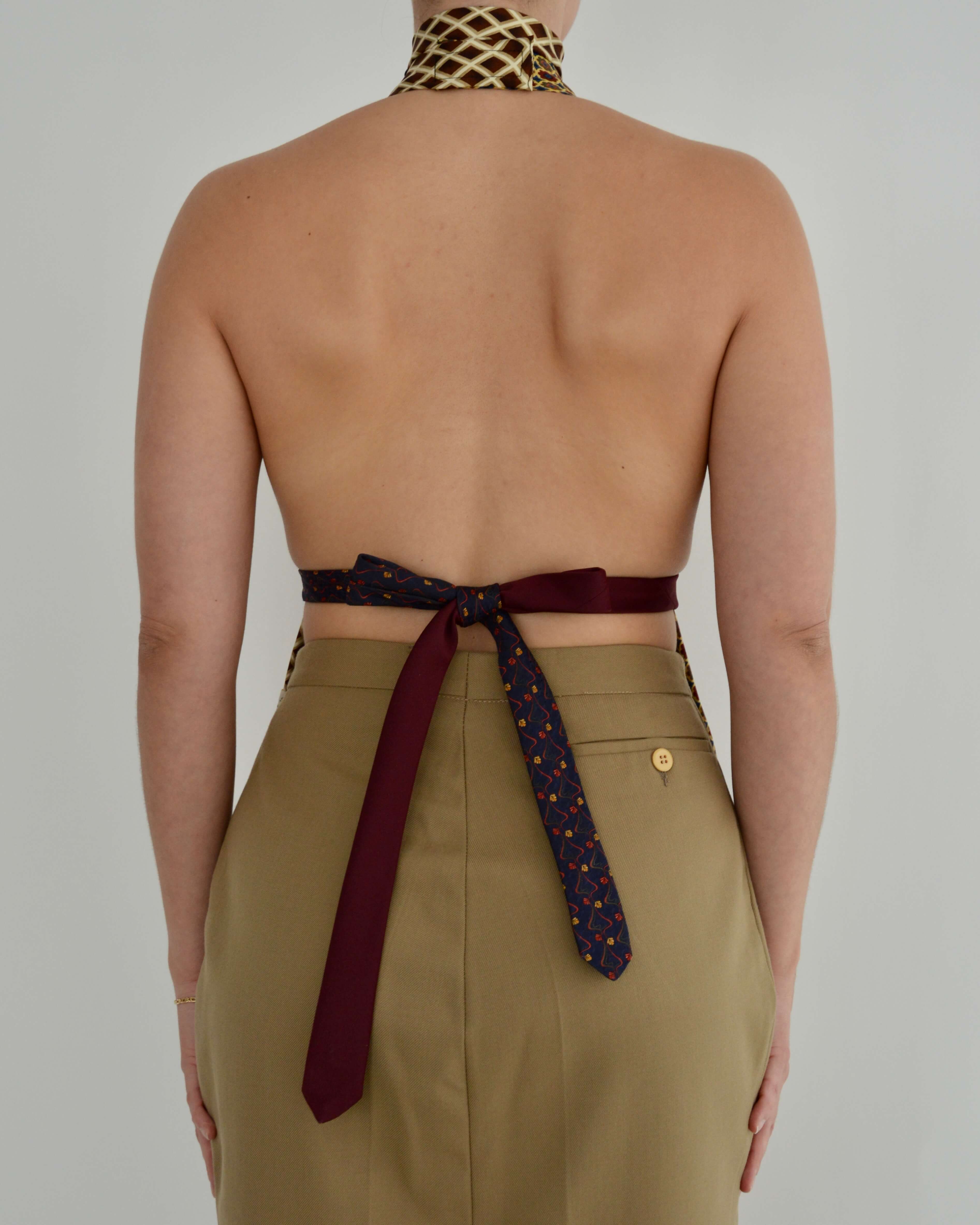 Tie Top & Flower Choker - nº 16 (S/M)