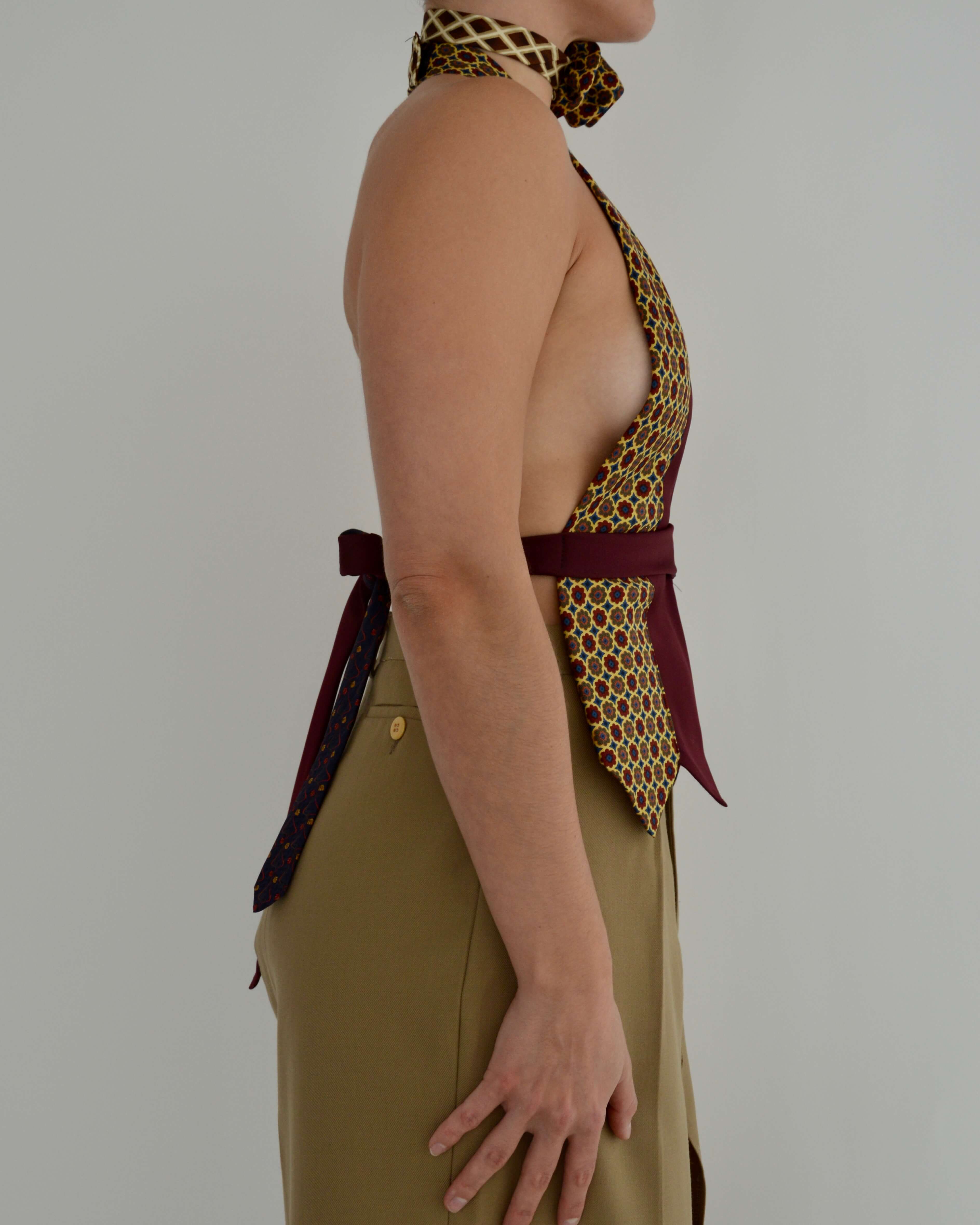 Tie Top & Flower Choker - nº 16 (S/M)