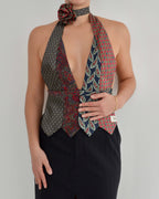 Tie Top & Flower Choker - nº 17 (XS/S)