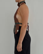 Tie Top & Flower Choker - nº 17 (XS/S)