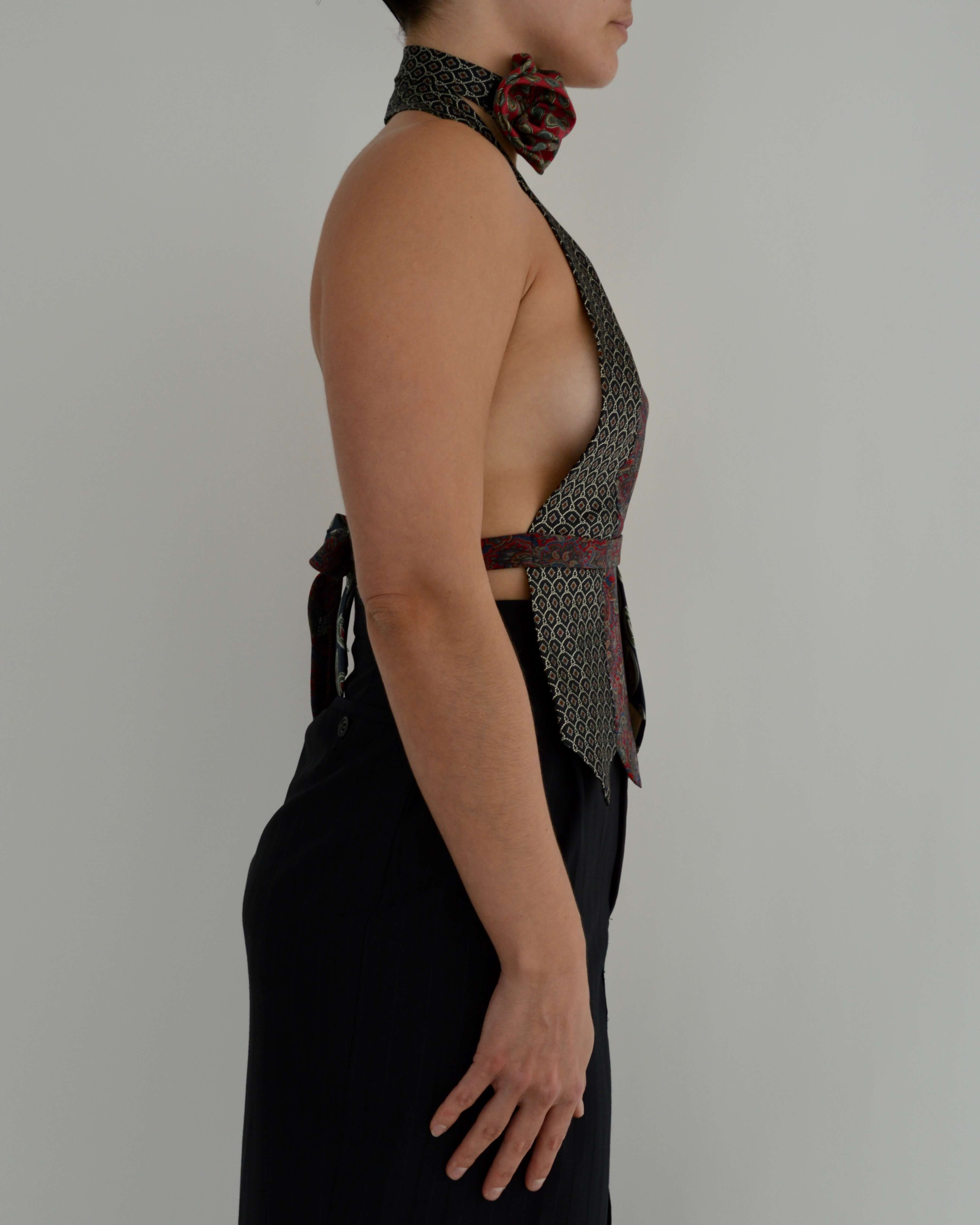 Tie Top & Flower Choker - nº 17 (XS/S)