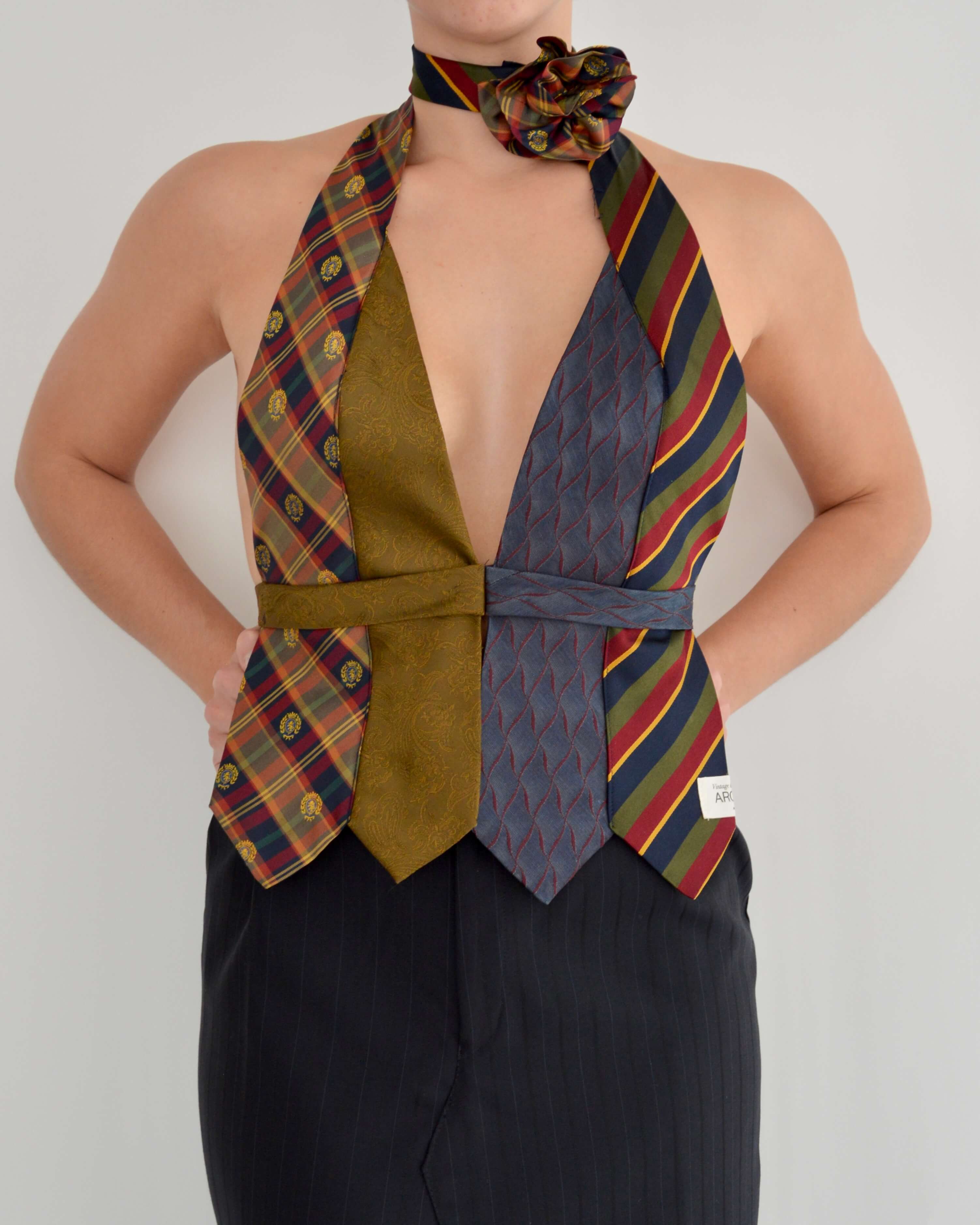 Tie Top & Flower Choker - nº 18 (S/M)