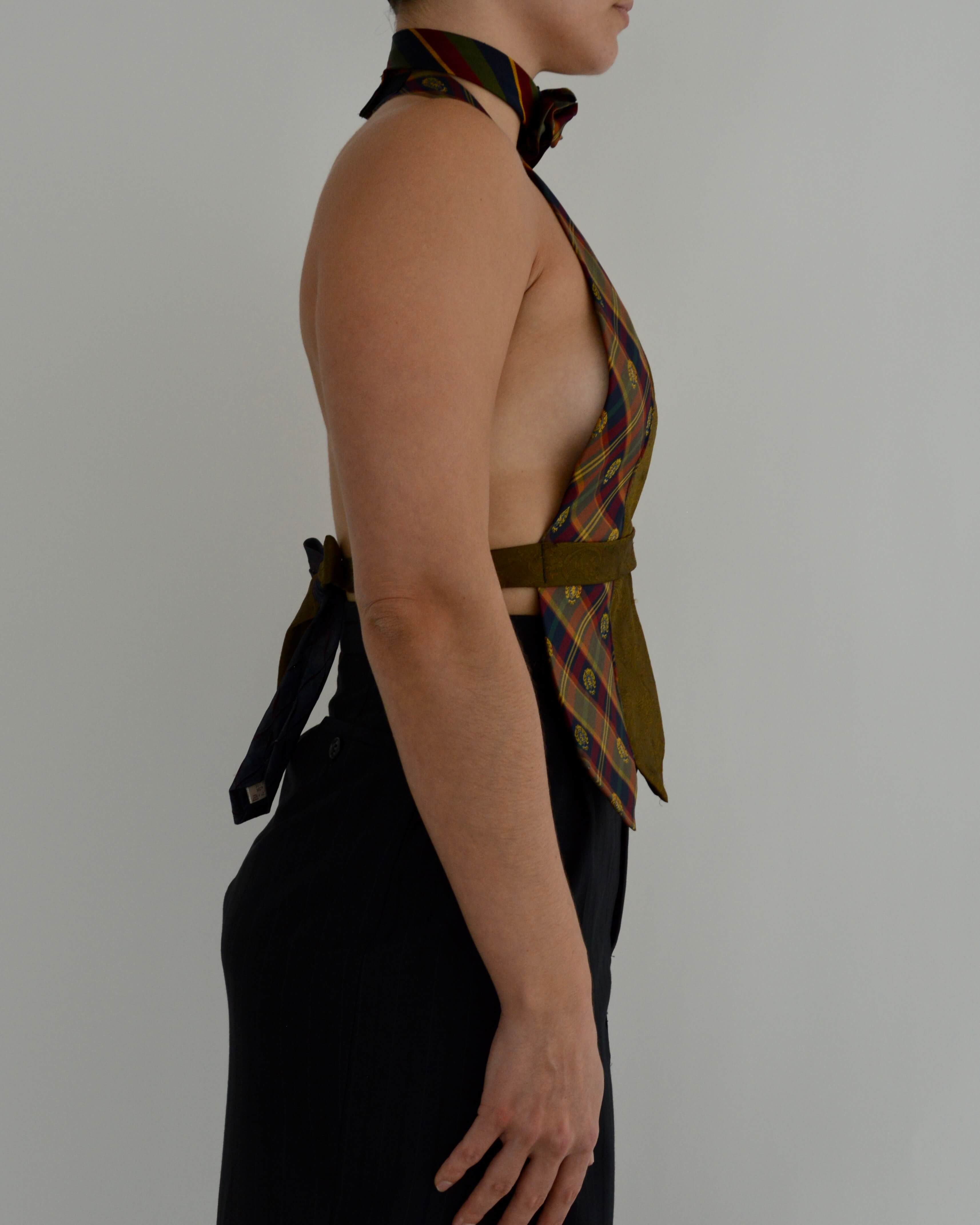 Tie Top & Flower Choker - nº 18 (S/M)