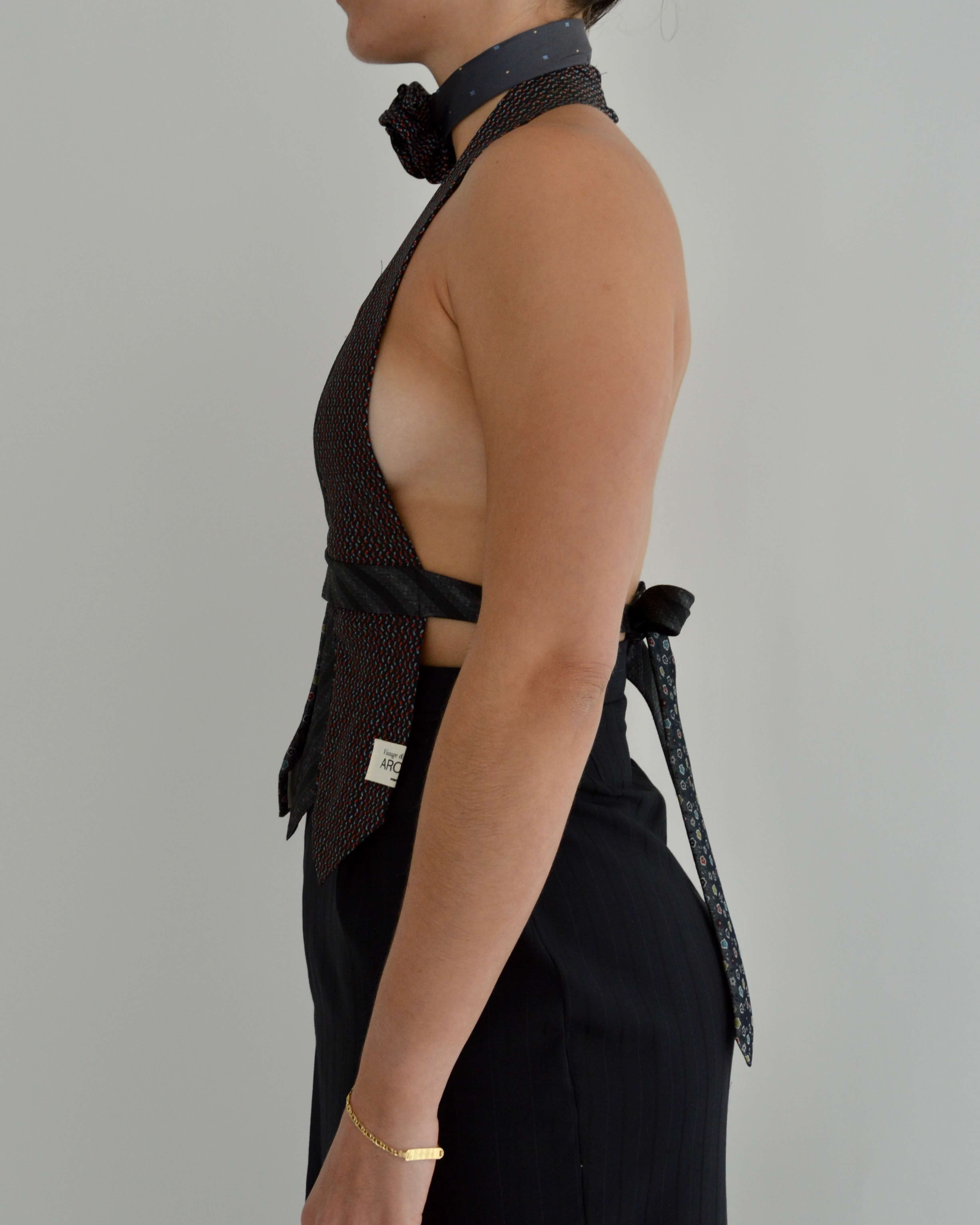 Tie Top & Flower Choker - nº 19 (XS/S)