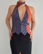 Tie Top & Flower Choker - nº 20 (M/L)