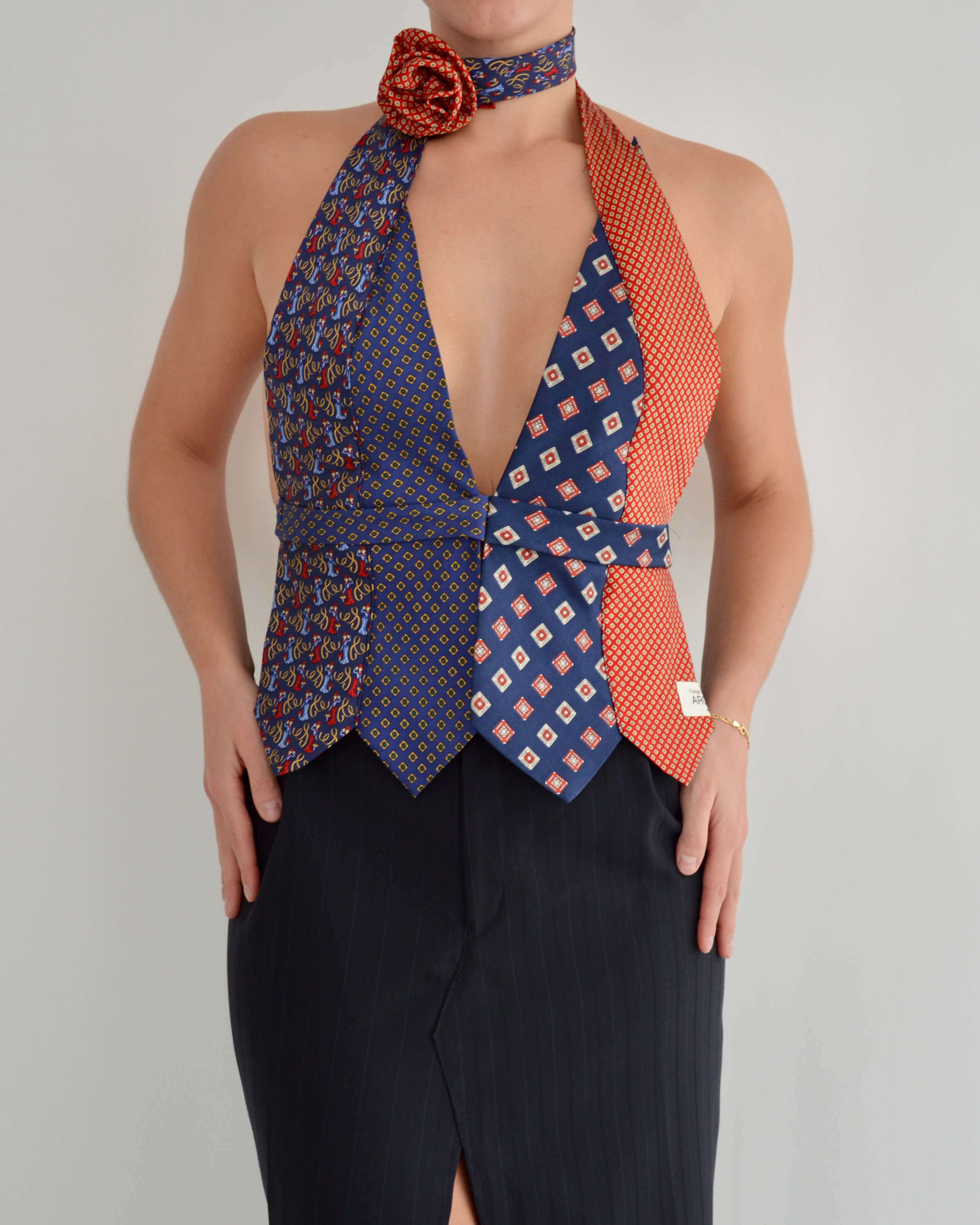 Tie Top & Flower Choker - nº 20 (M/L)