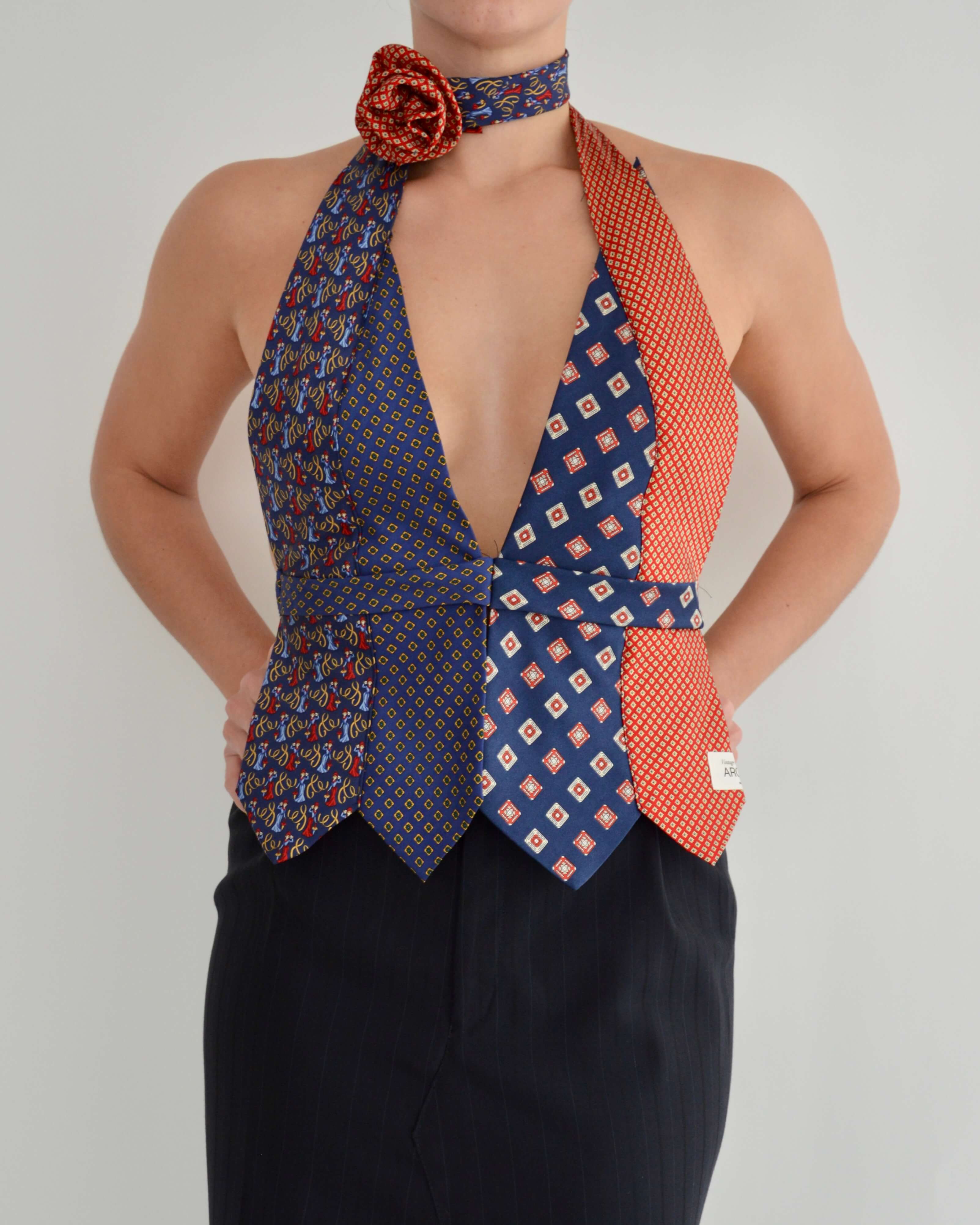 Tie Top & Flower Choker - nº 20 (M/L)