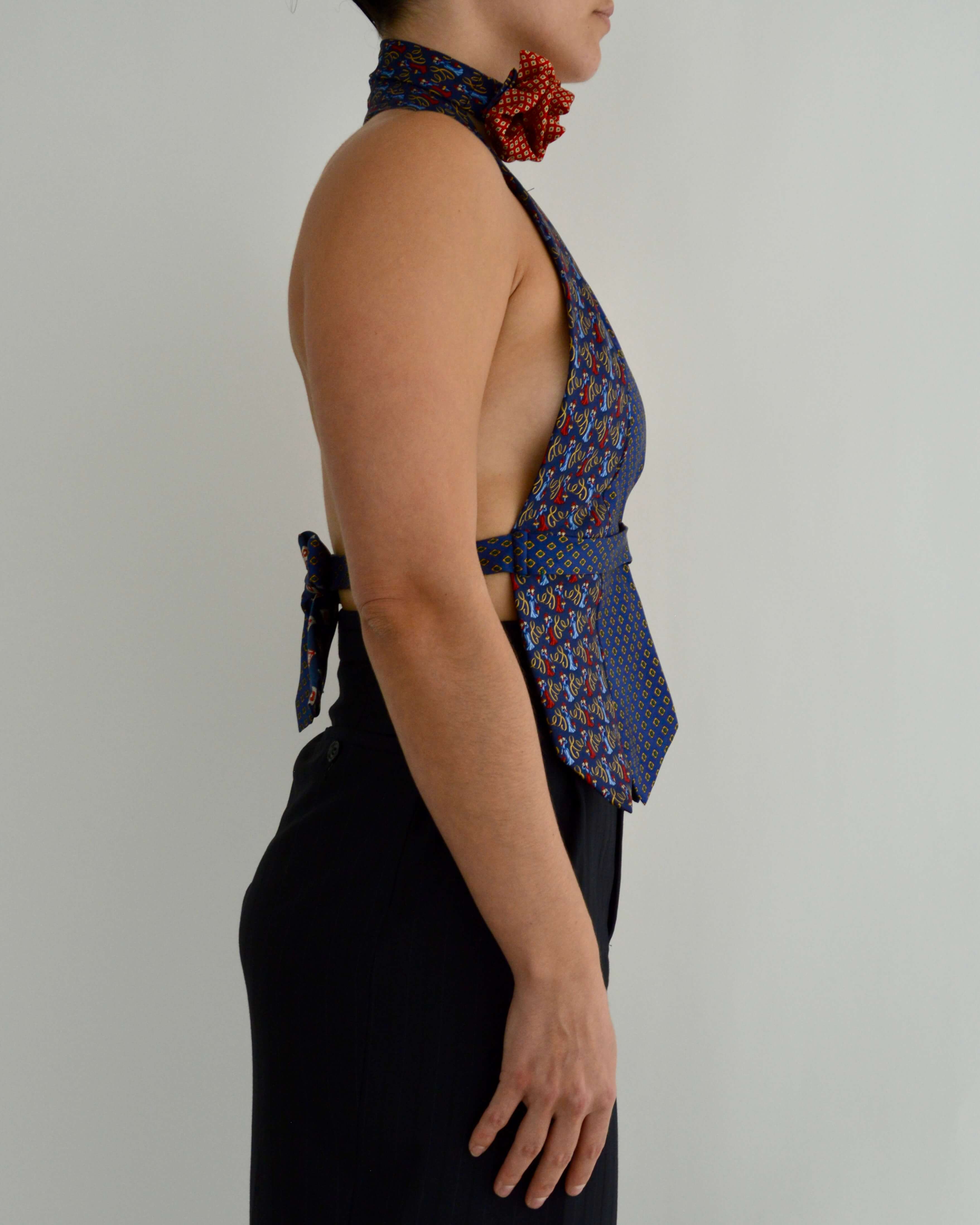 Tie Top & Flower Choker - nº 20 (M/L)