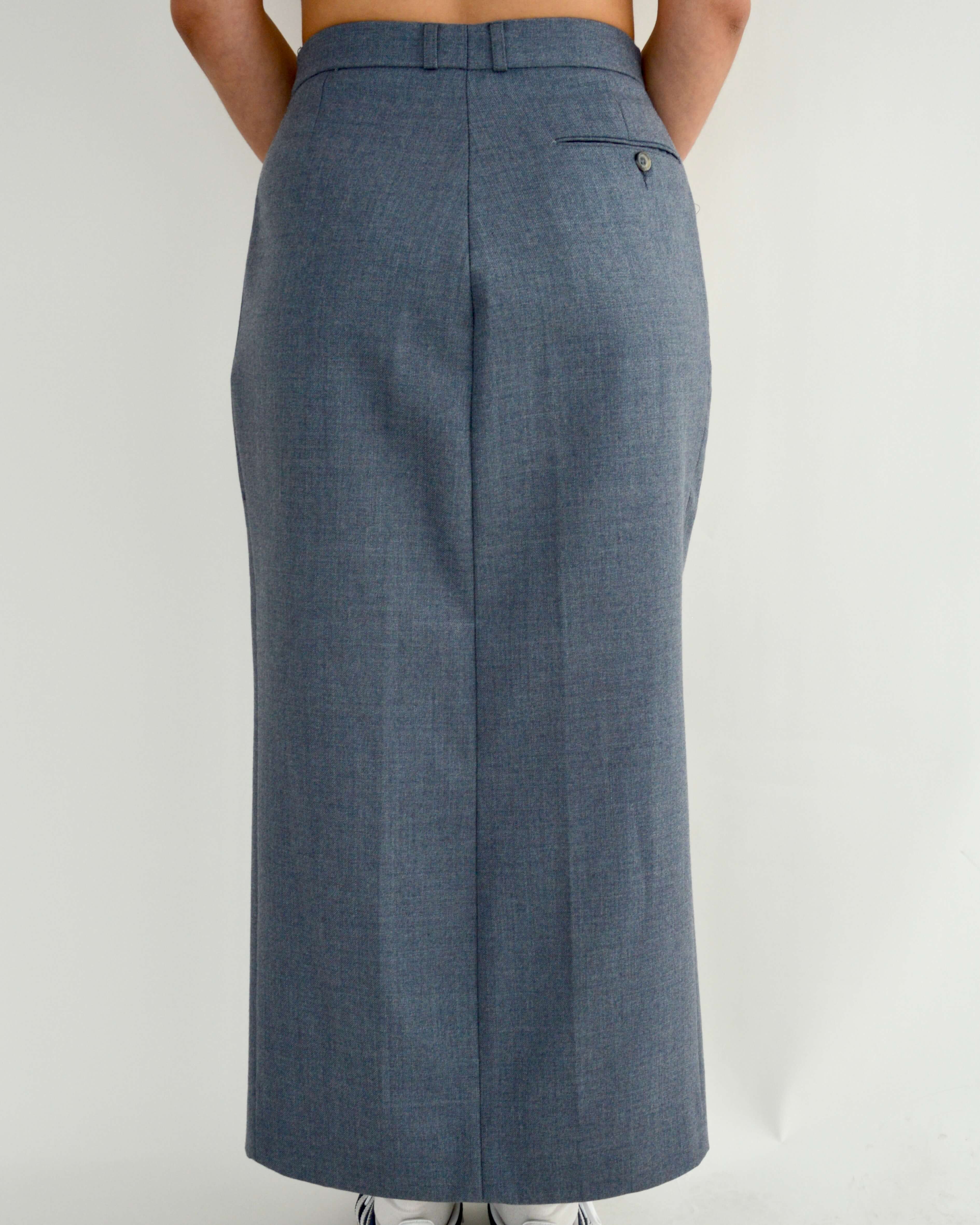 Falda larga - Azul bebé (S)