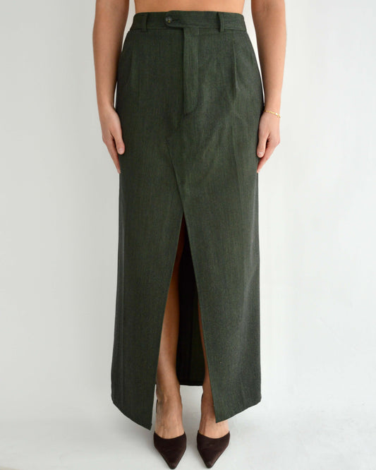 Long Skirt - Bottle Green (S/M)