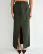 Jupe longue - Vert bouteille (M)