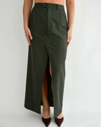 Jupe longue - Vert bouteille (M)