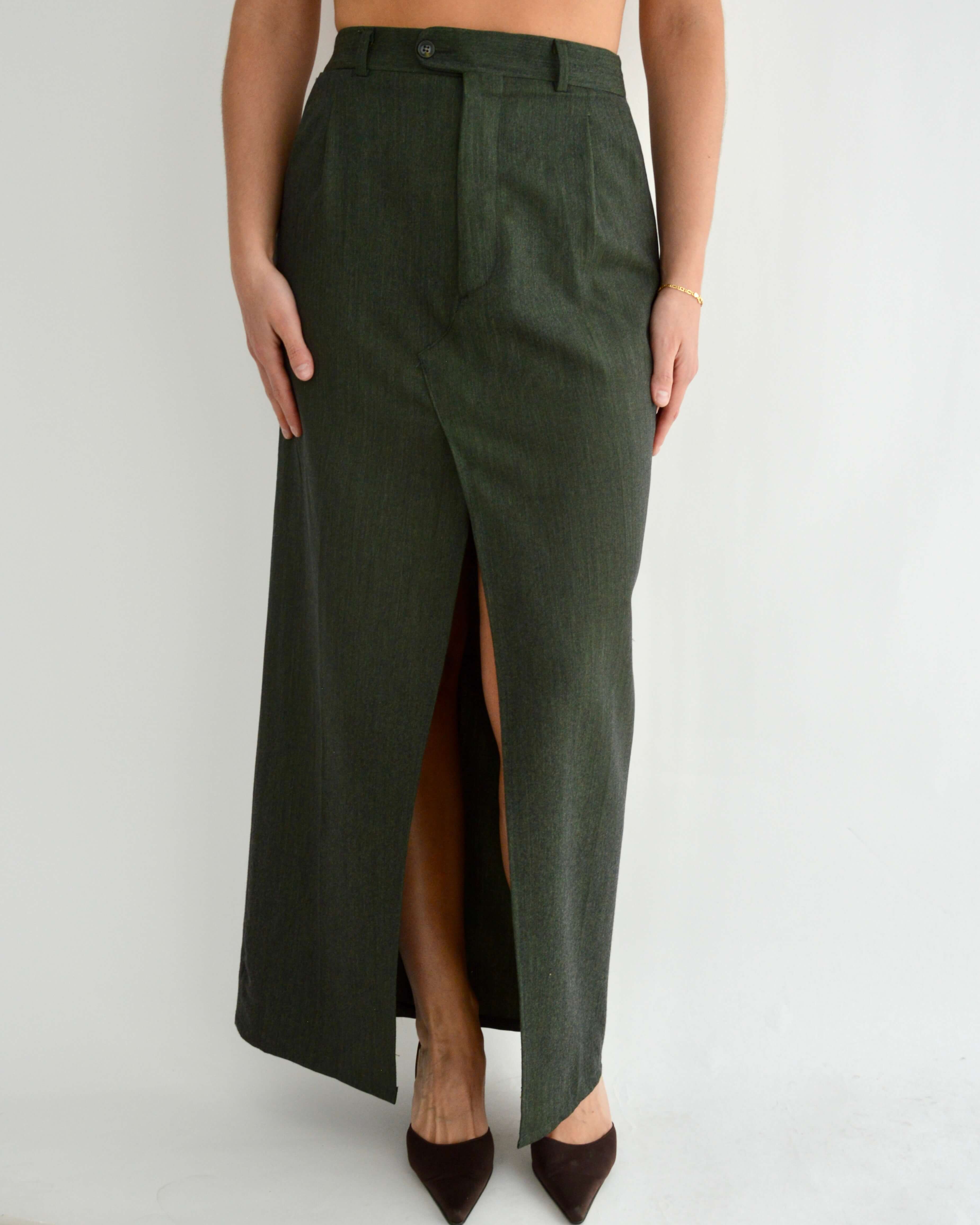 Long Skirt - Bottle Green (M)