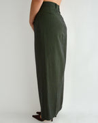 Jupe longue - Vert bouteille (M)