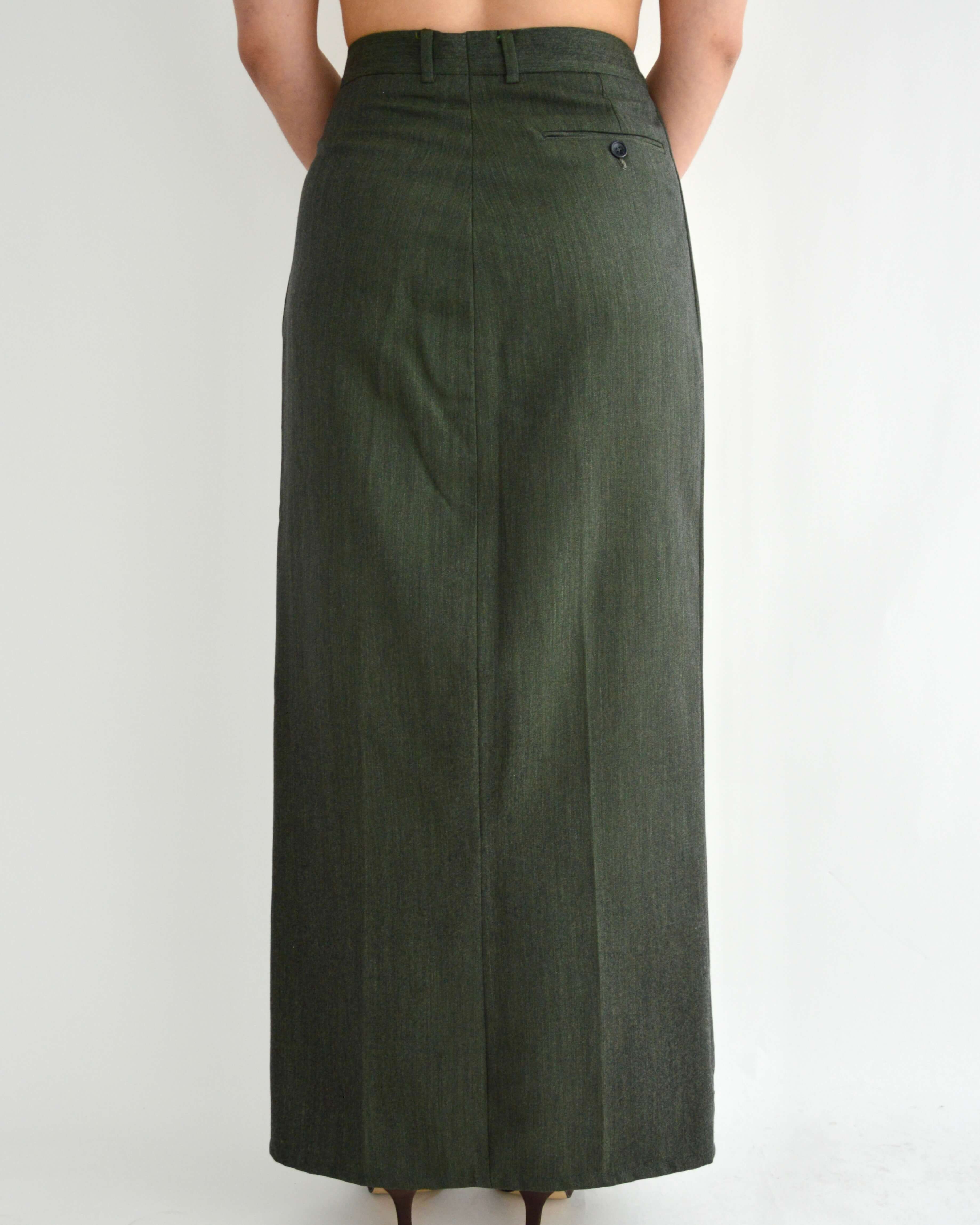 Long Skirt - Bottle Green (M)