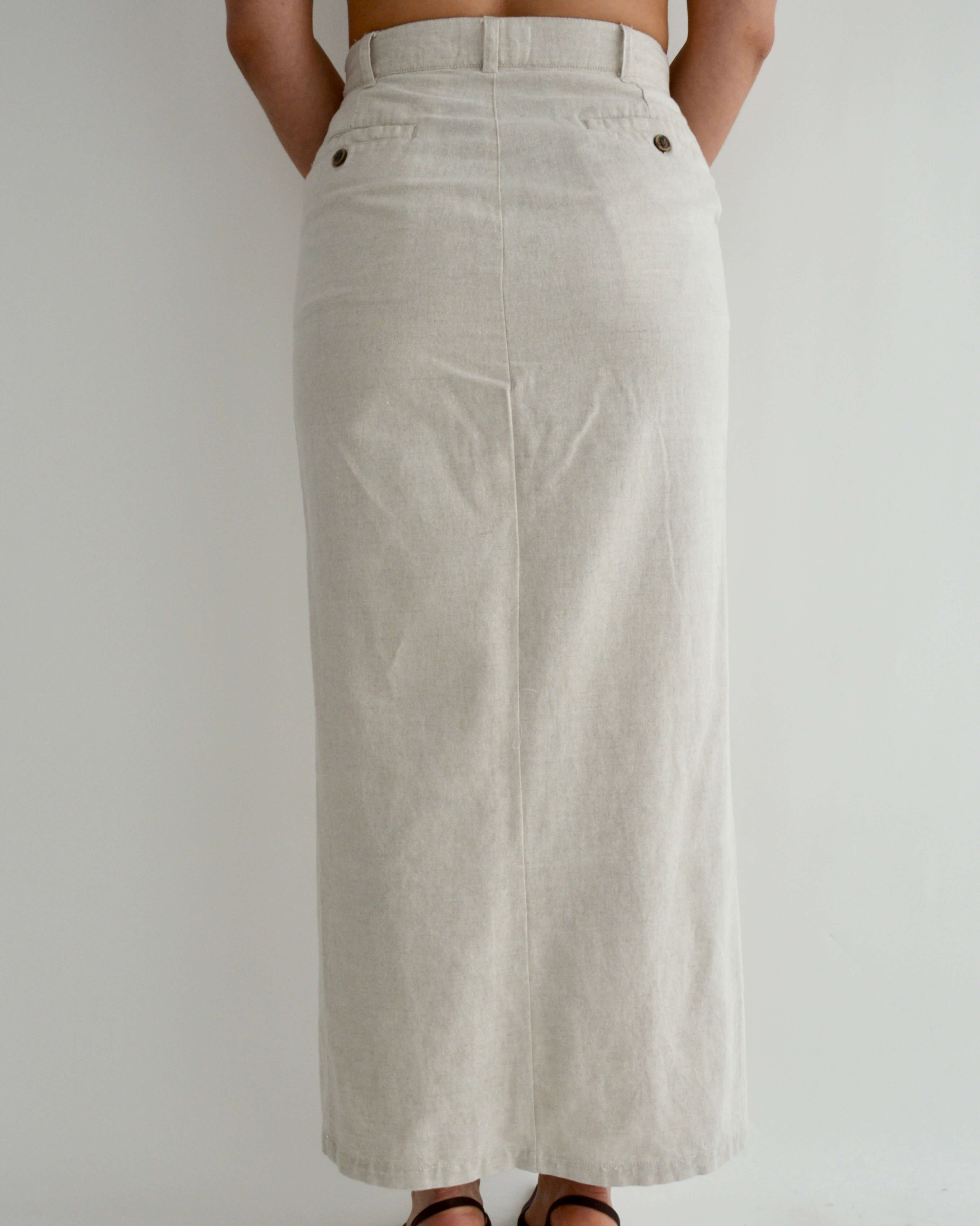 Vegan Skirt Suit - Off White (S/M)