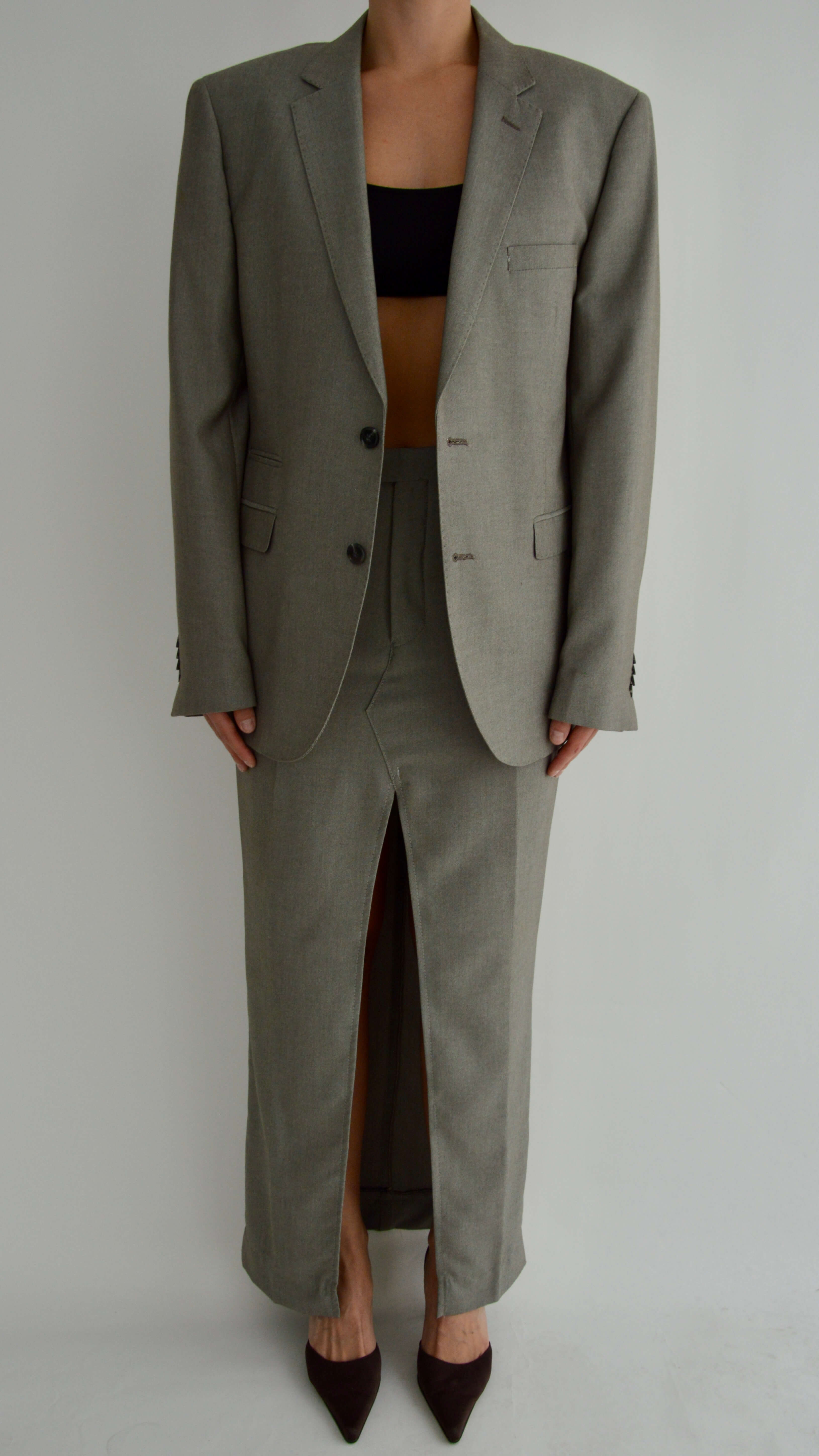 Vegan Skirt Suit - Perfect Green (S/M)