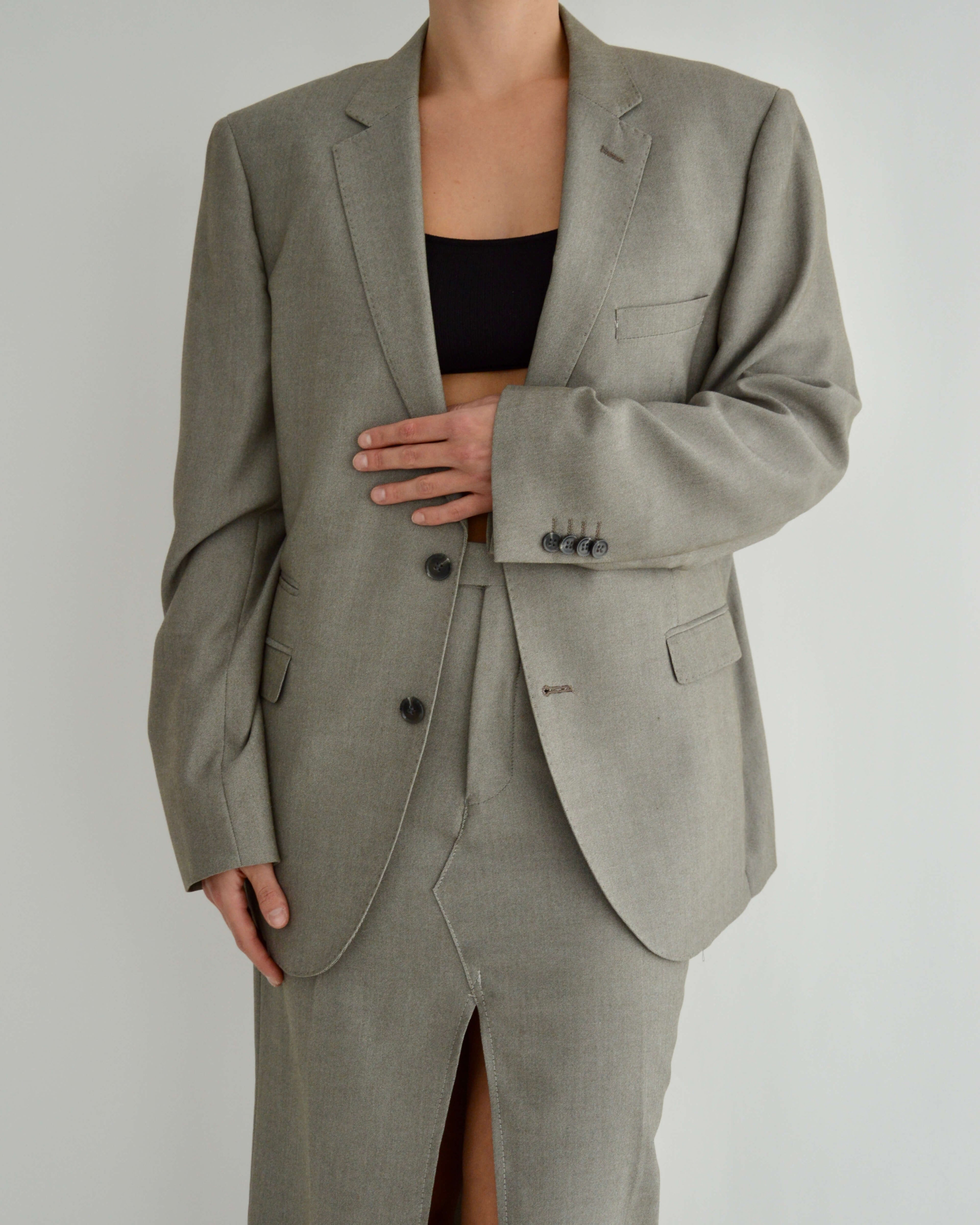 Vegan Skirt Suit - Perfect Green (S/M)