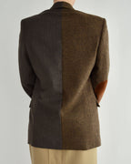 Blazer DUO - Marrón con dos texturas (XS/M)