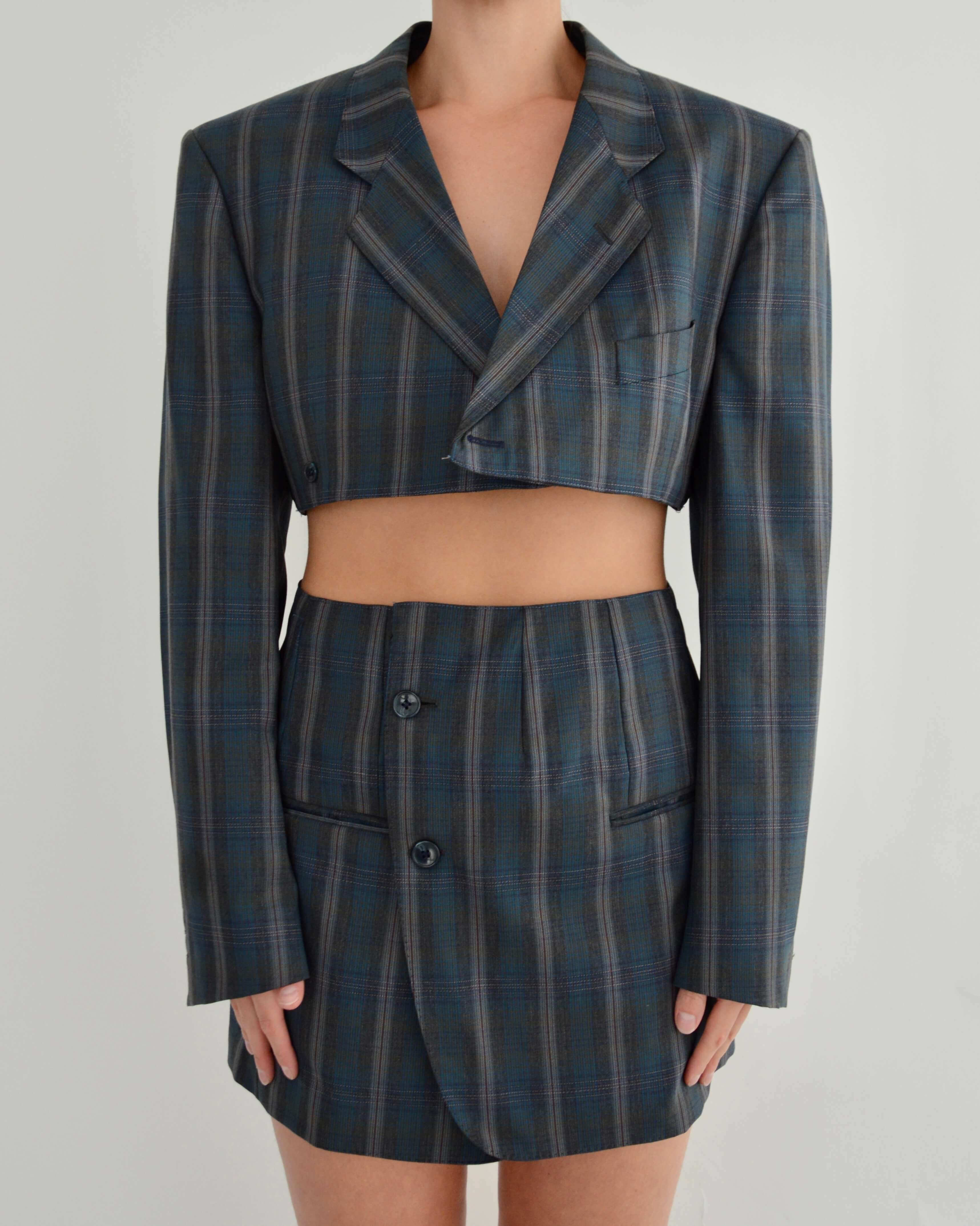 Blaset - Plaided Blue (L)