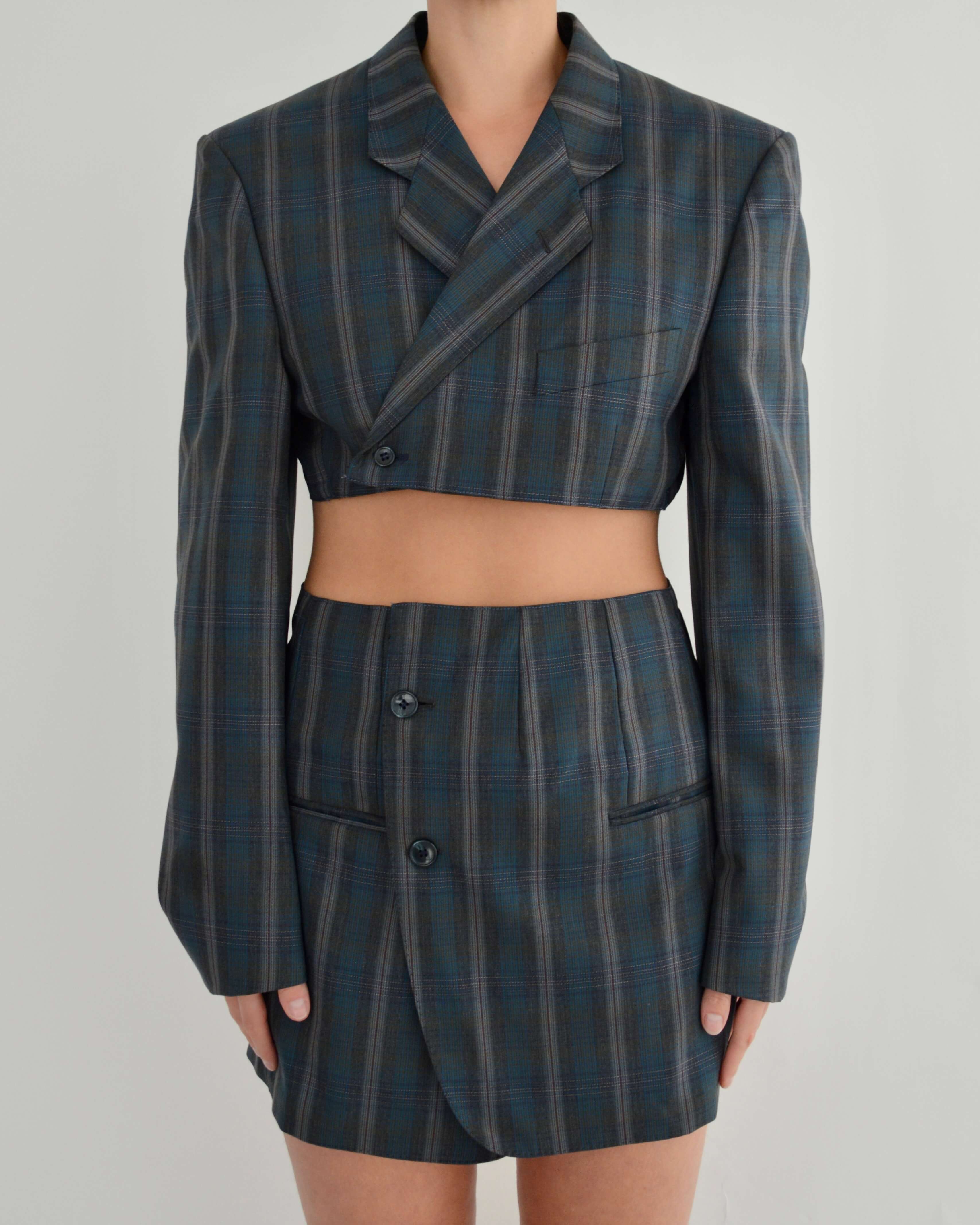 Blaset - Plaided Blue (L)