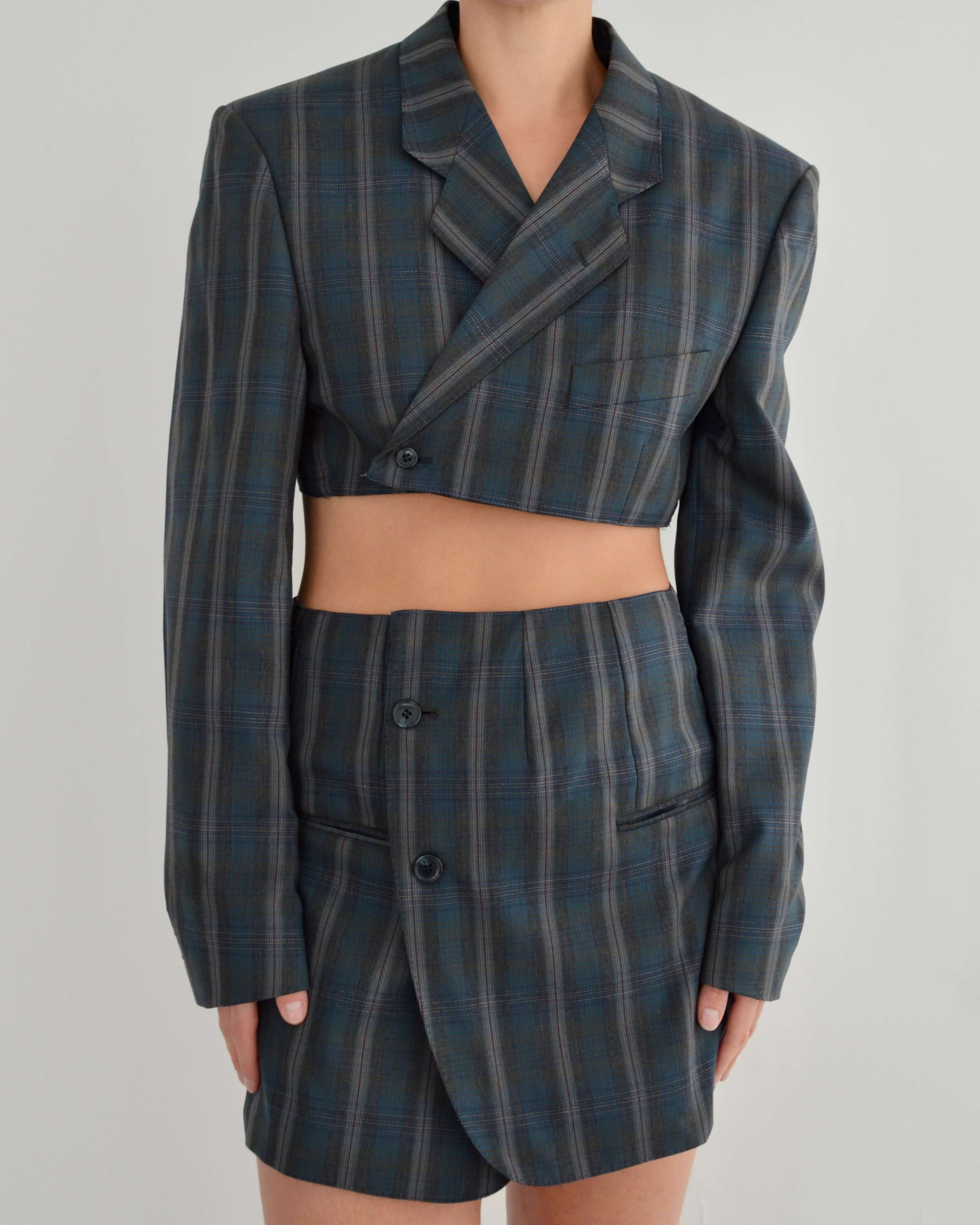 Blaset - Plaided Blue (L)