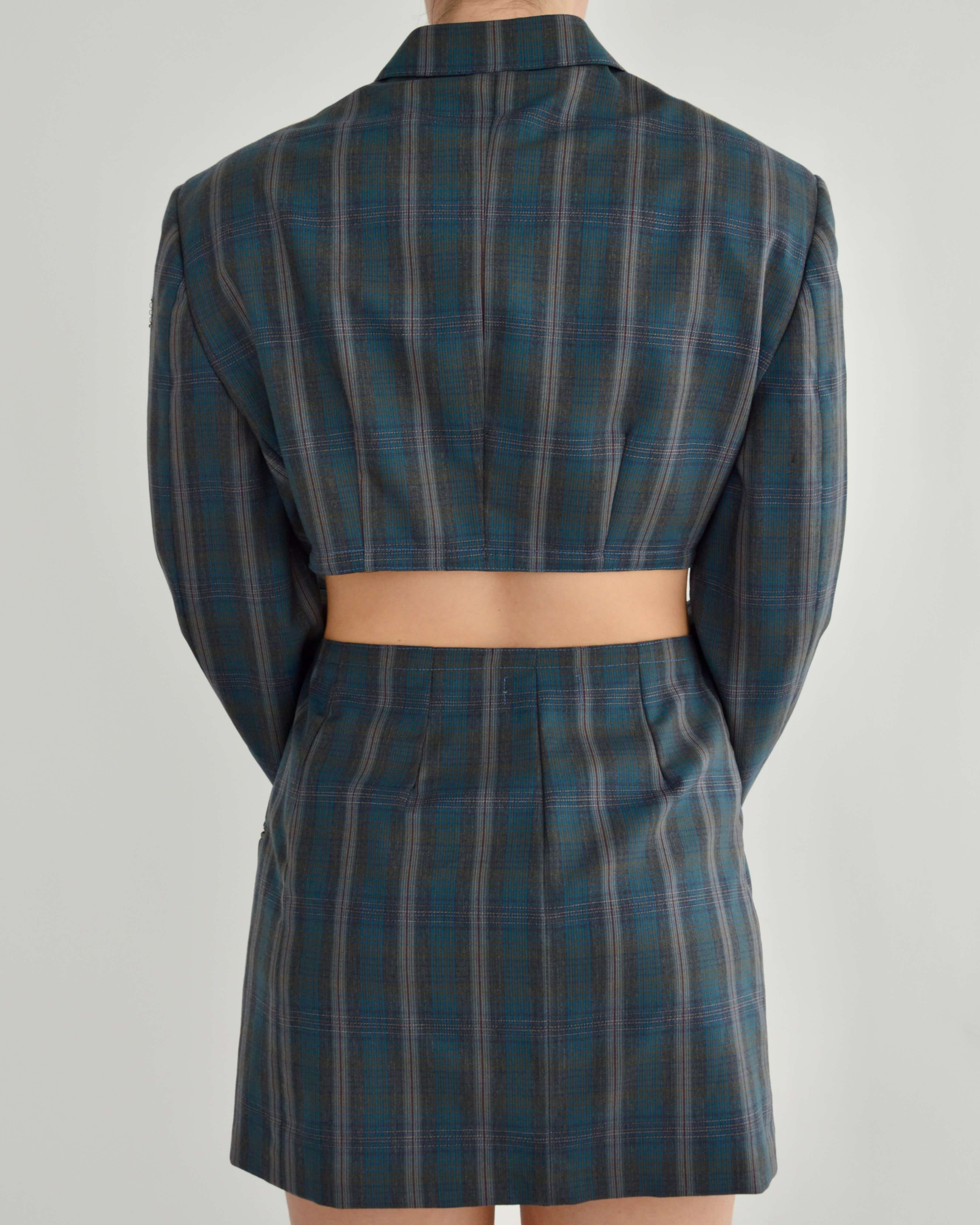 Blaset - Plaided Blue (L)