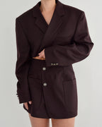 Blaset - Oxford color vino tinto (XL)