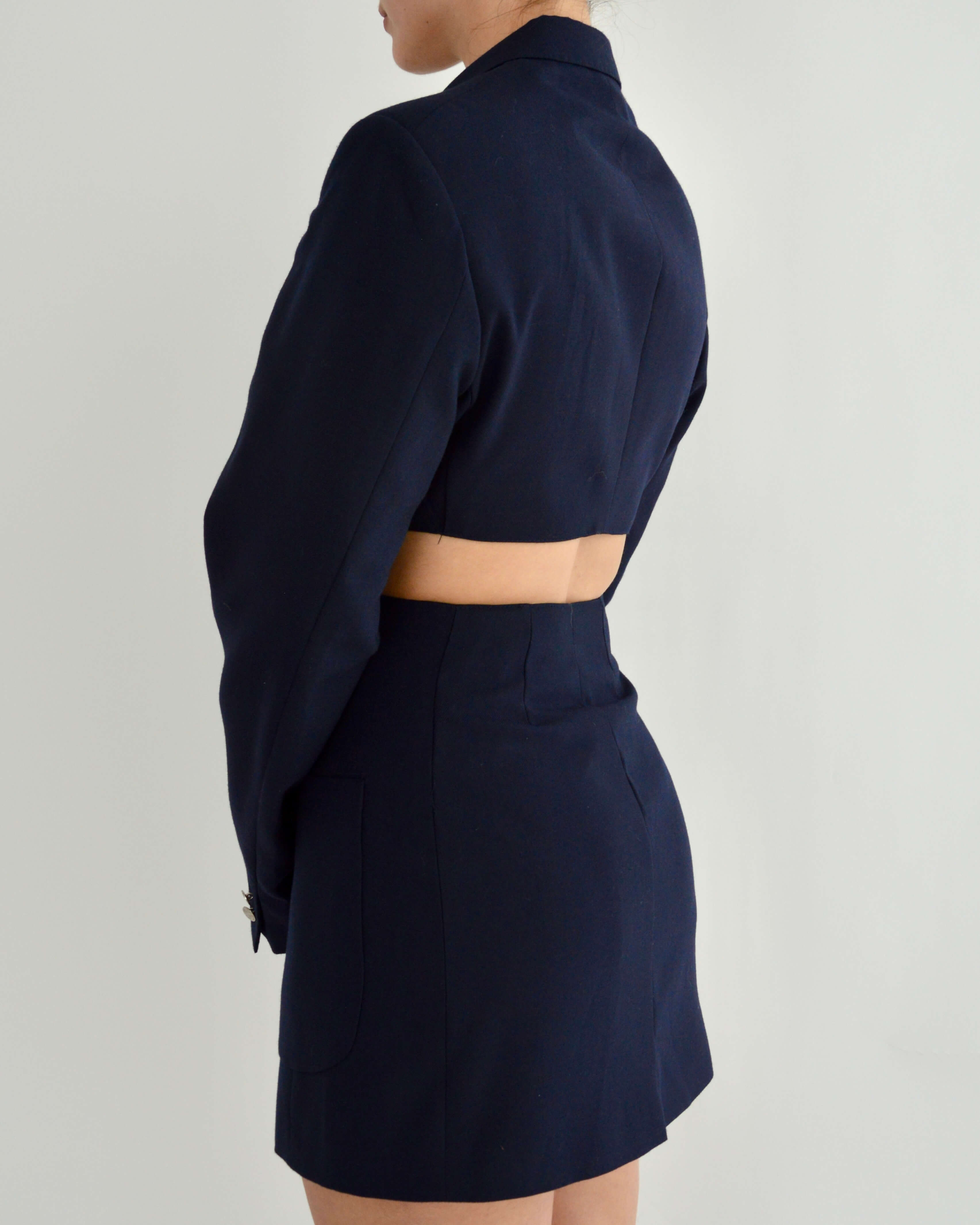 Blaset - Navy Oxford (XS/S)