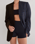 Blazer DUO - Velours côtelé chocolat (M)