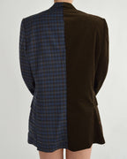 Blazer DUO - Velours côtelé chocolat (M)