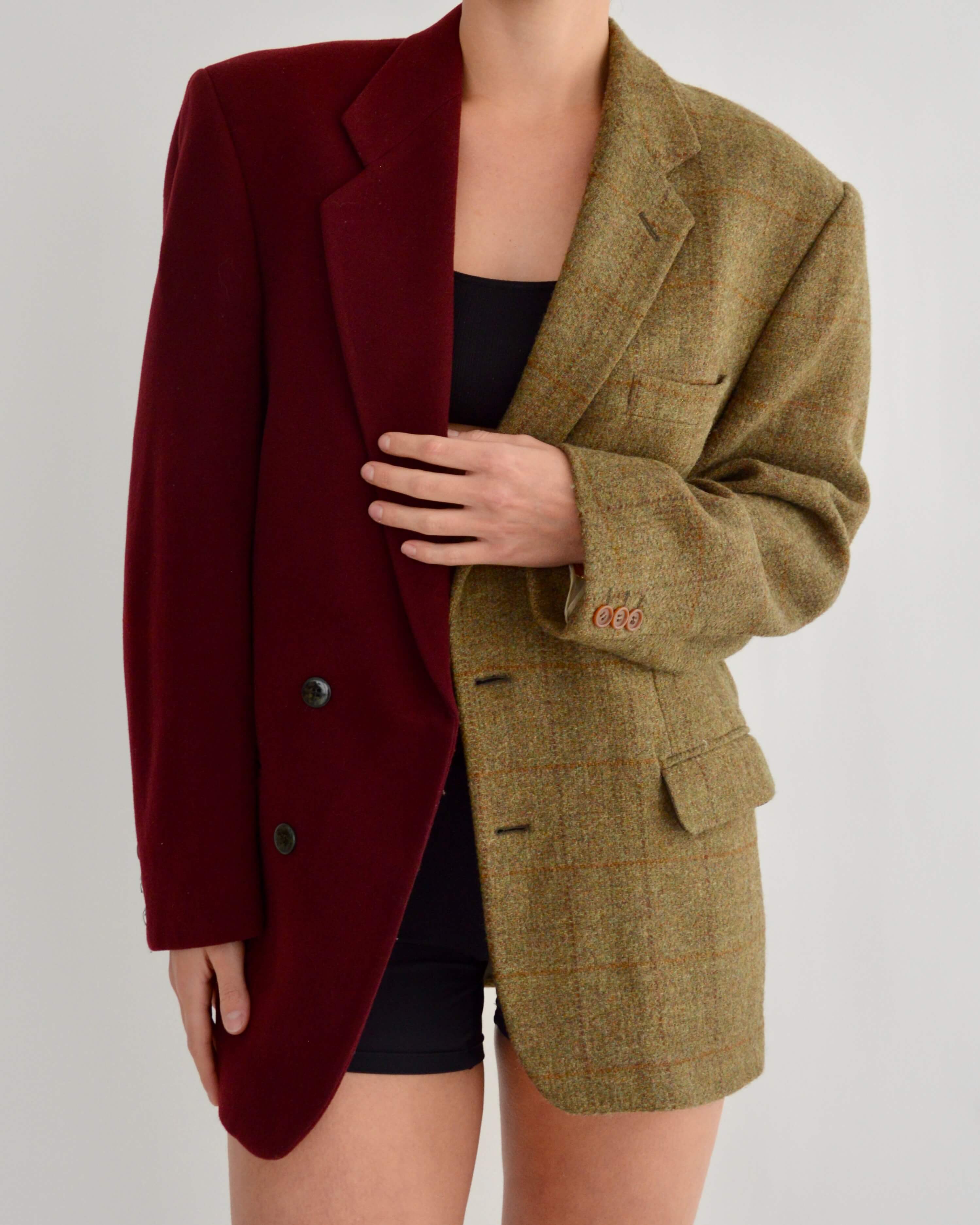 DUO Blazer - Cashmere Burgundy (S/L)