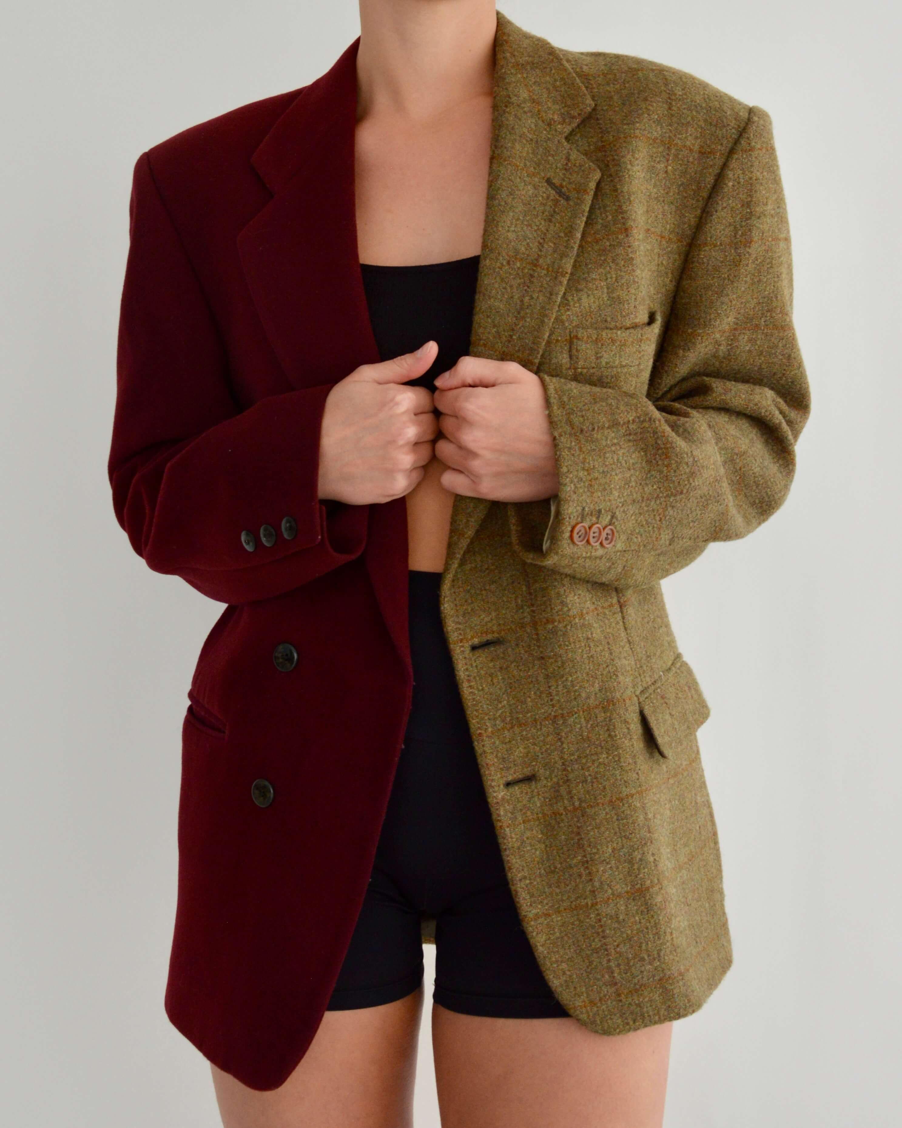 DUO Blazer - Cashmere Burgundy (S/L)