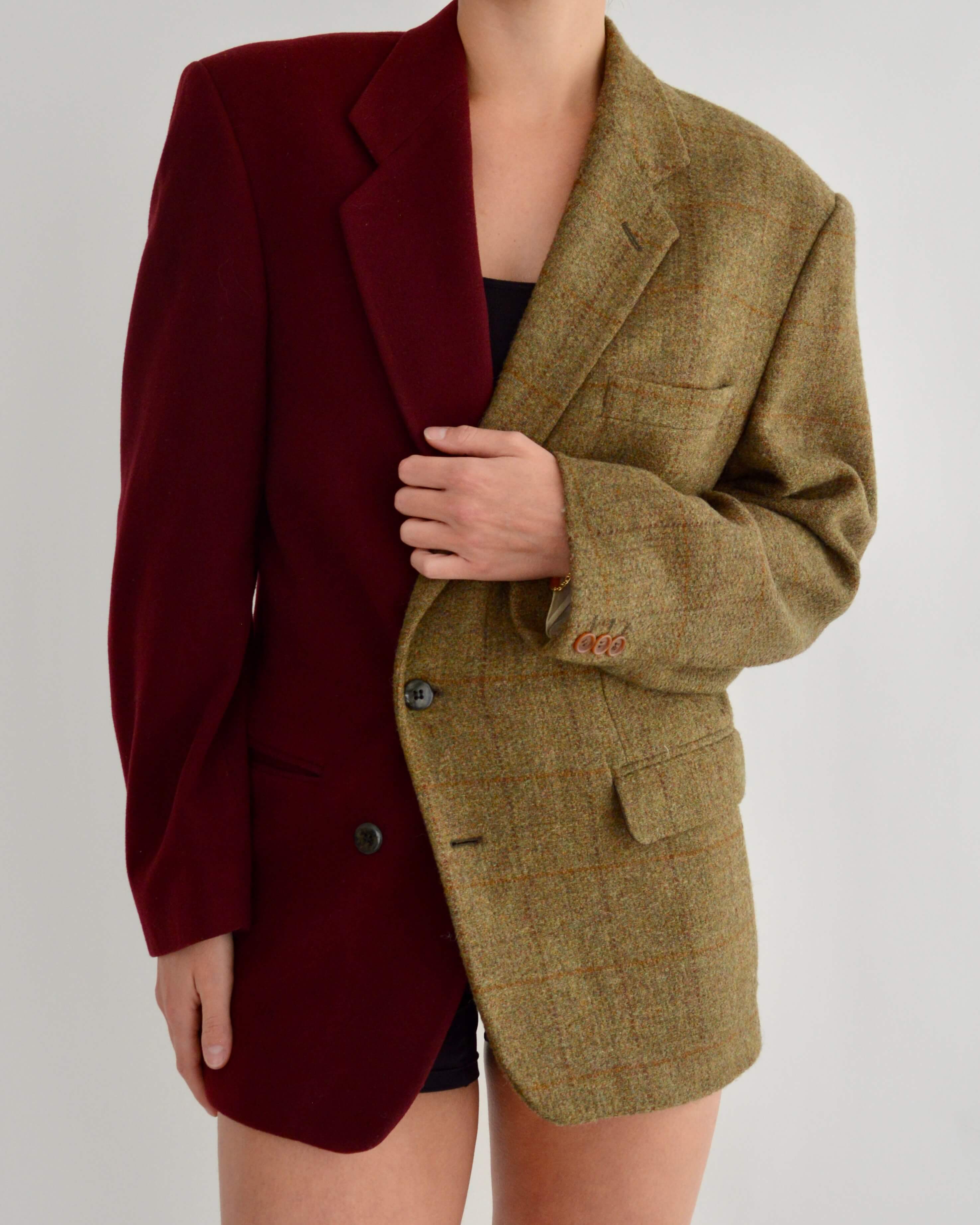 DUO Blazer - Cashmere Burgundy (S/L)