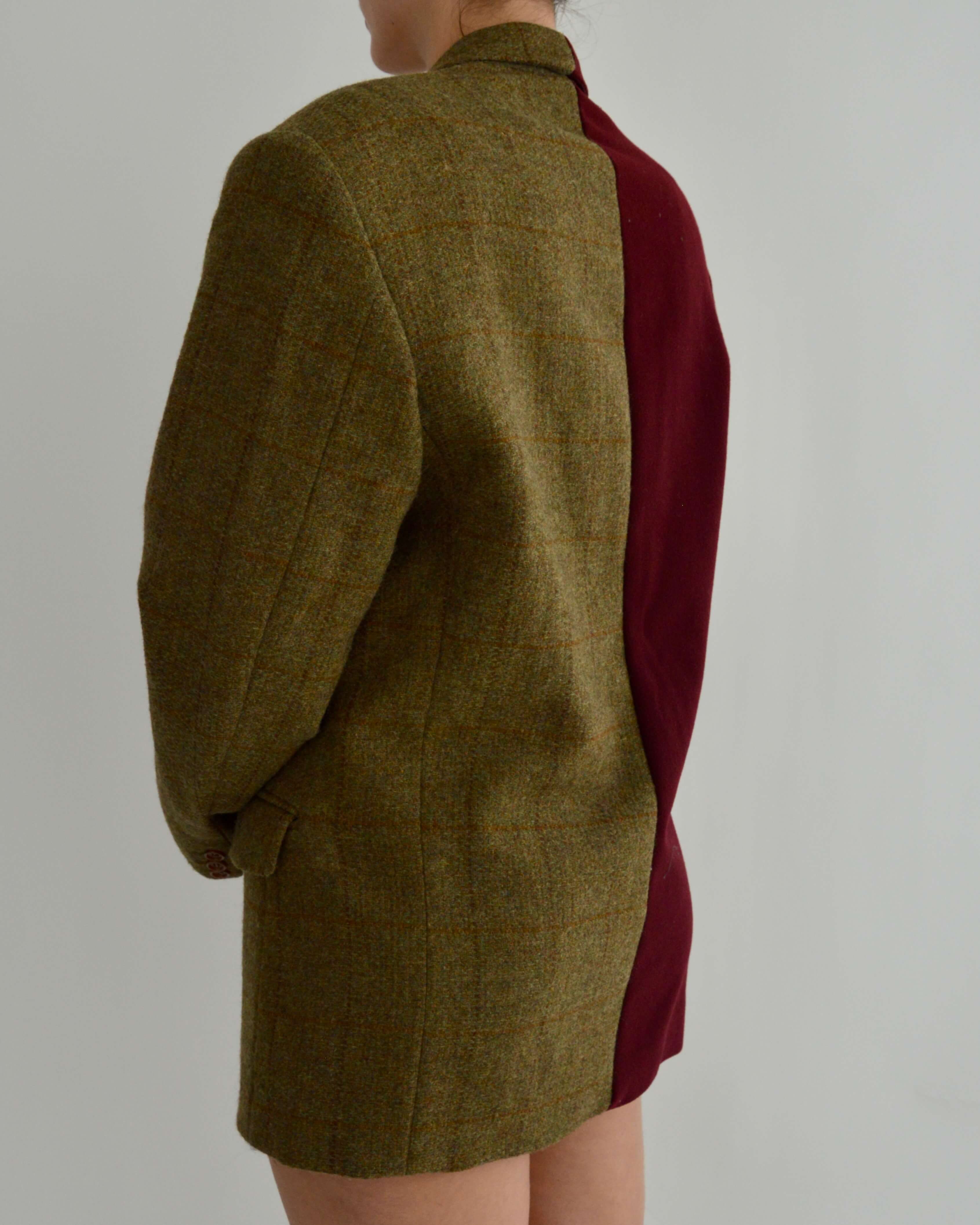 Blazer DUO - Cachemir burdeos (talla pequeña/grande)