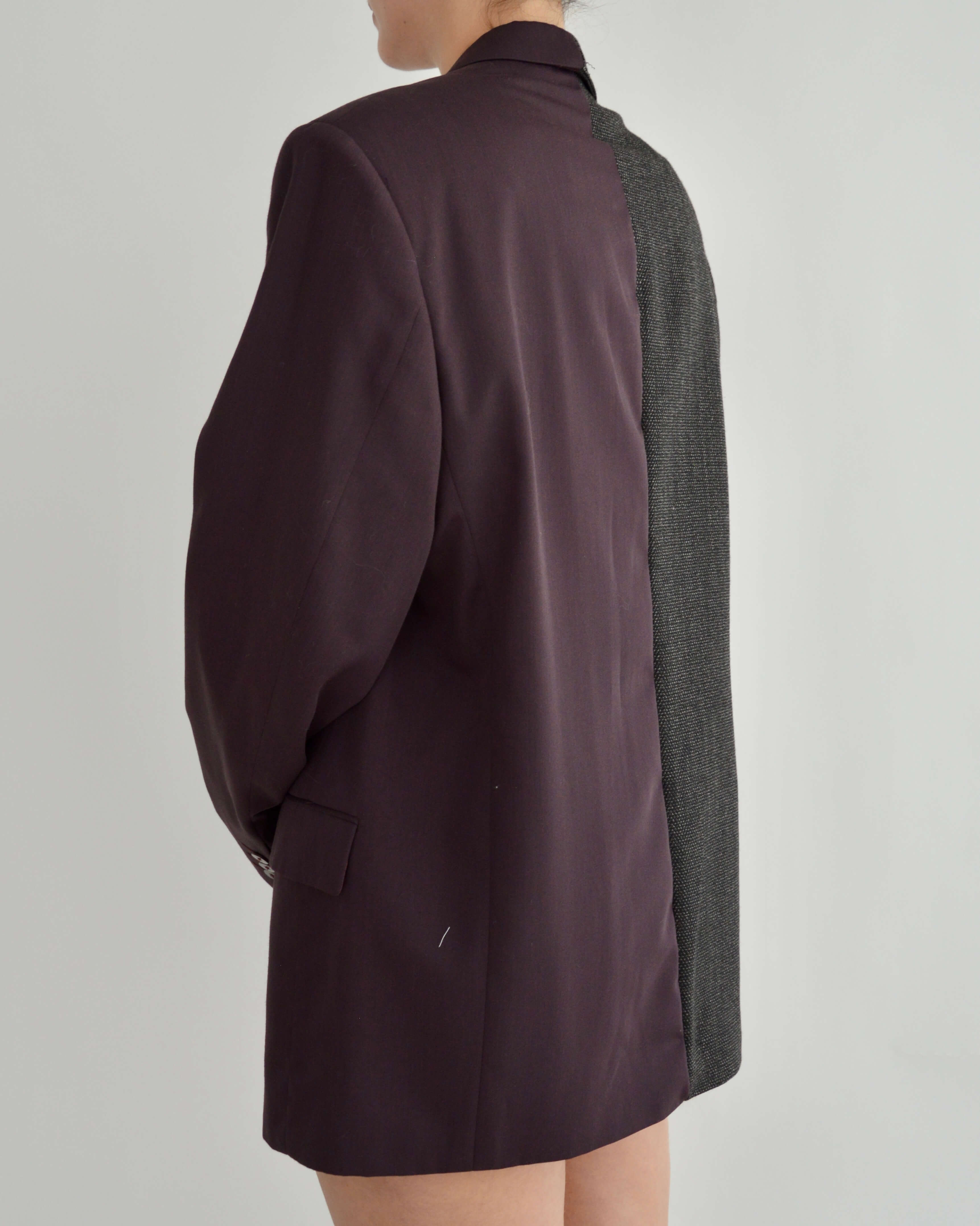 DUO Blazer - Purple and Textured (M)
