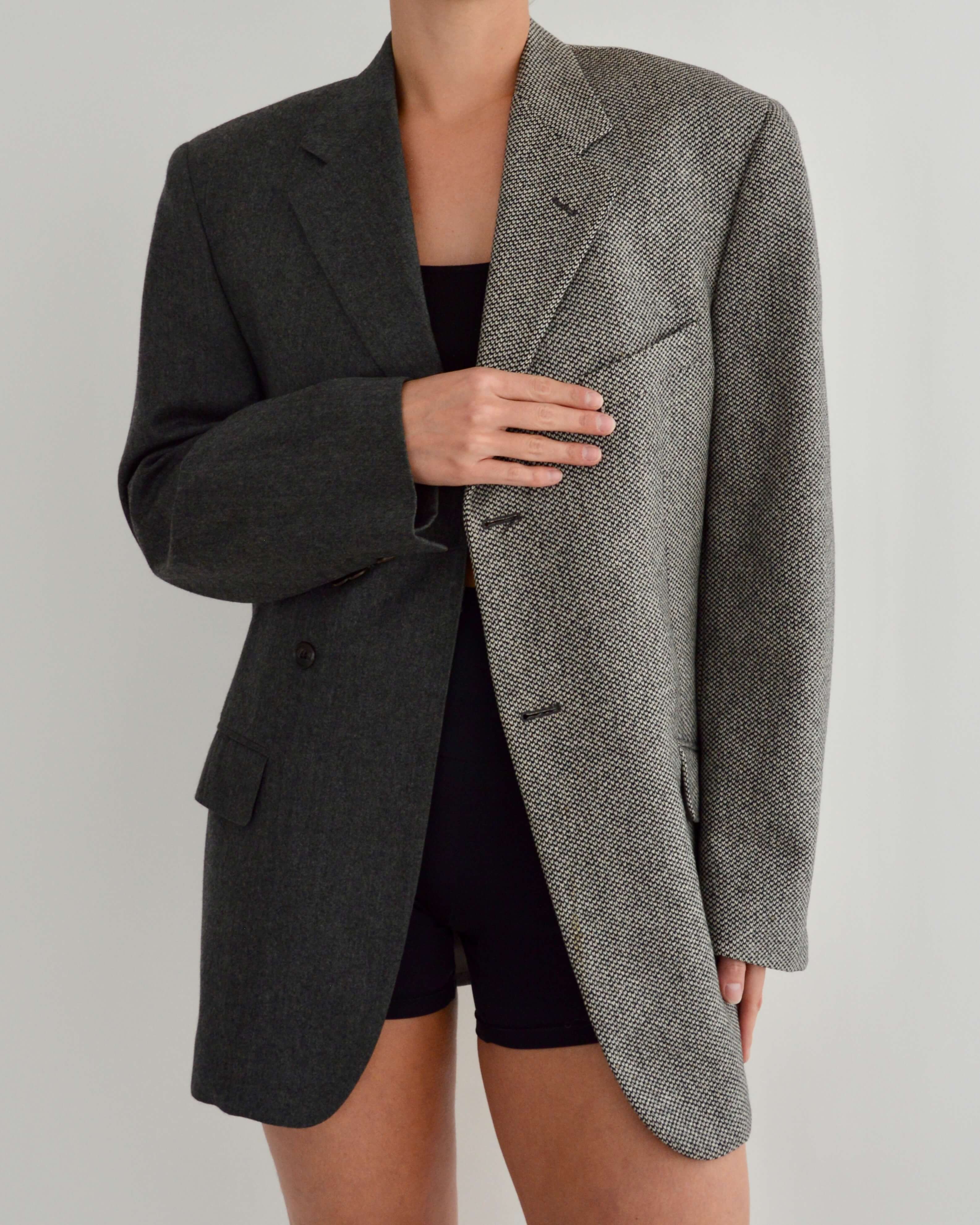 DUO Blazer - B&W Textured (M/XL)