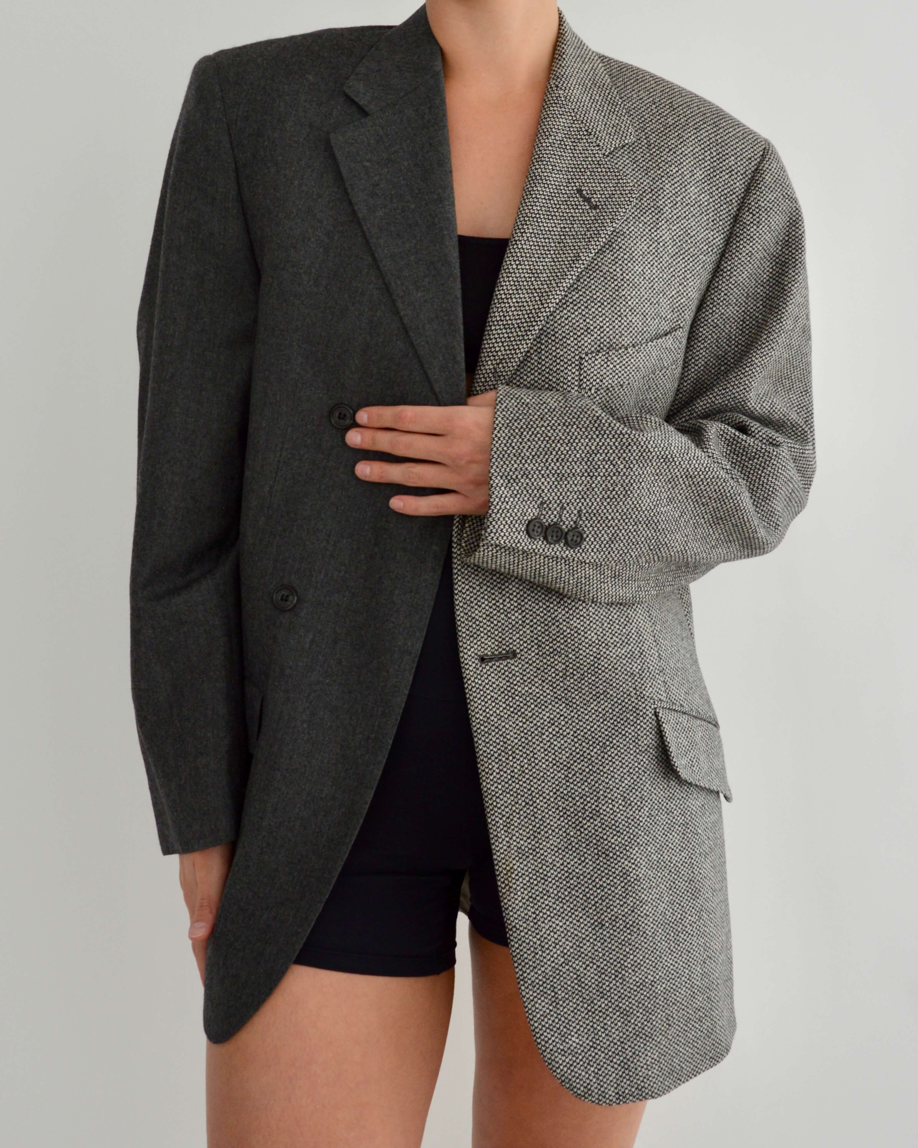 DUO Blazer - B&W Textured (M/XL)