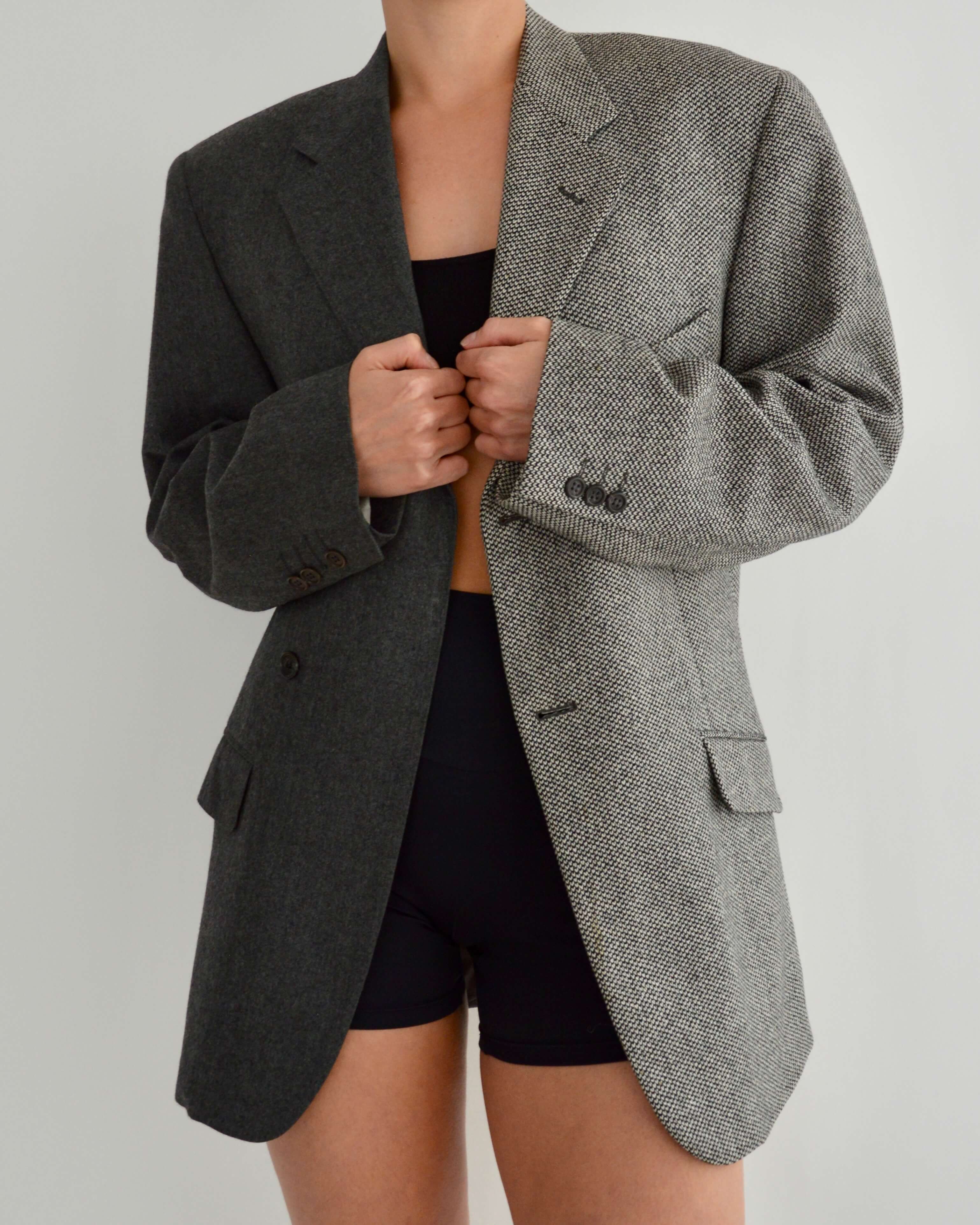 DUO Blazer - B&W Textured (M/XL)