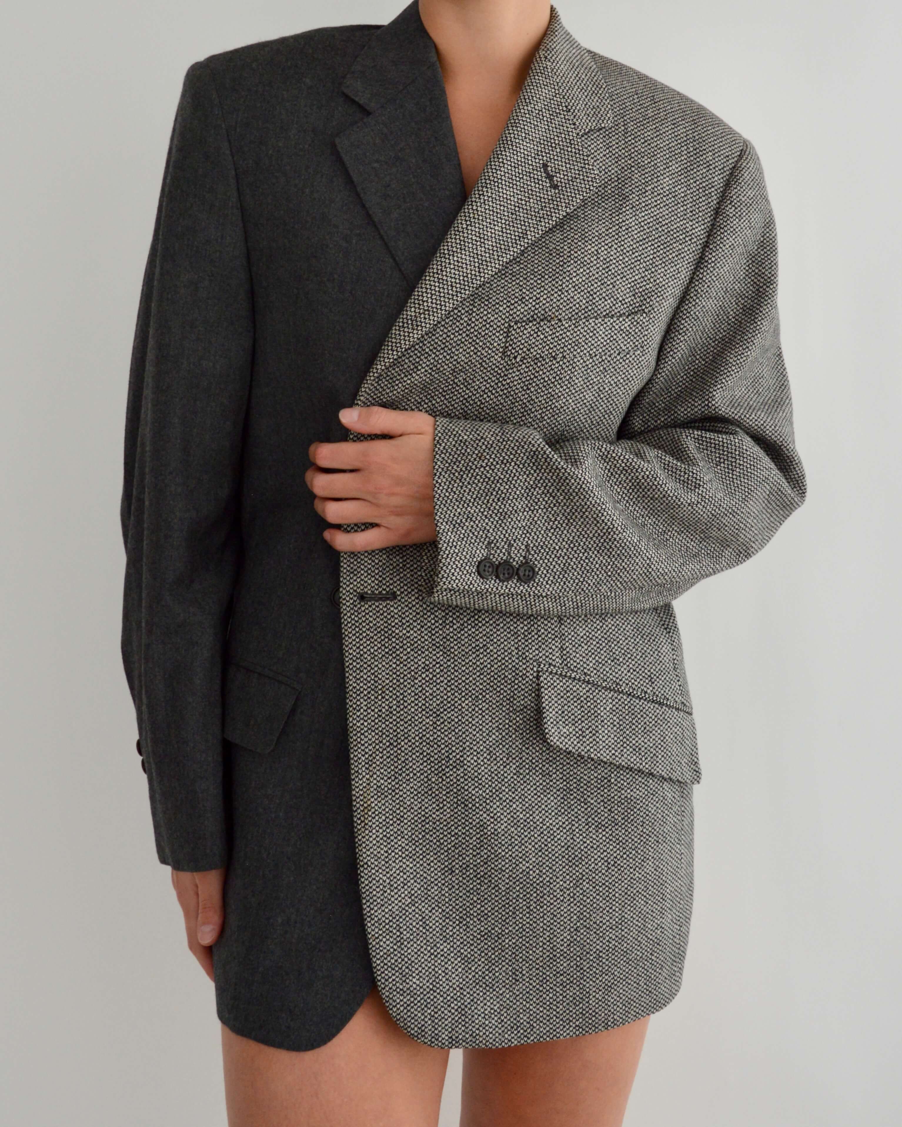 DUO Blazer - B&W Textured (M/XL)