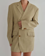 Mini Blazer Dress - Golden (M/L)